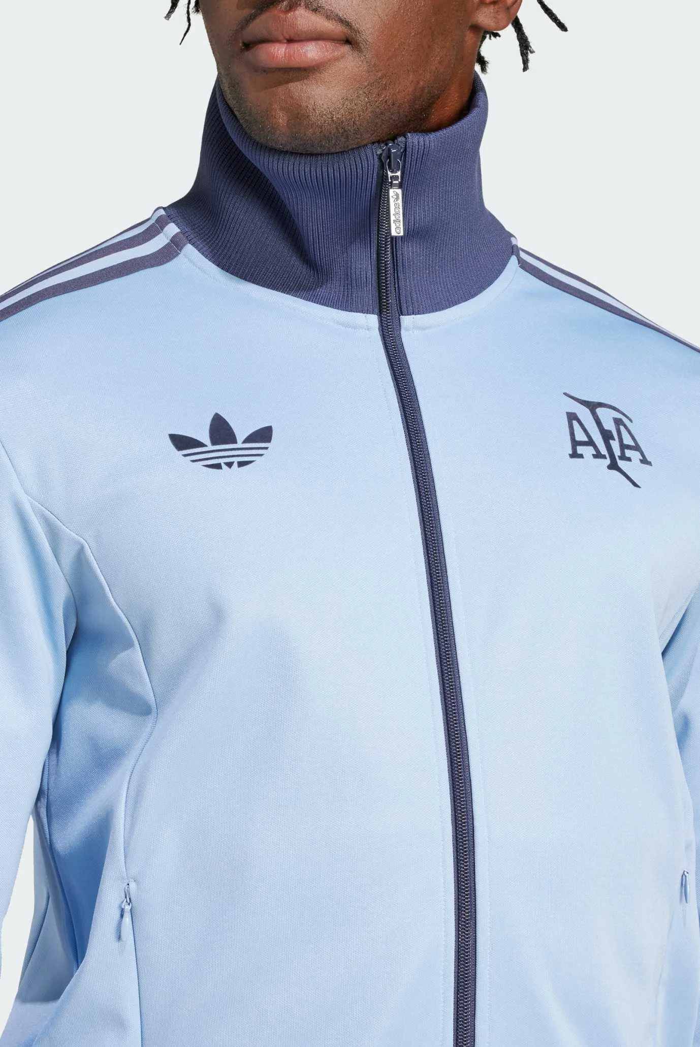 Мужская голубая спортивная кофта Argentina Anniversary adidas