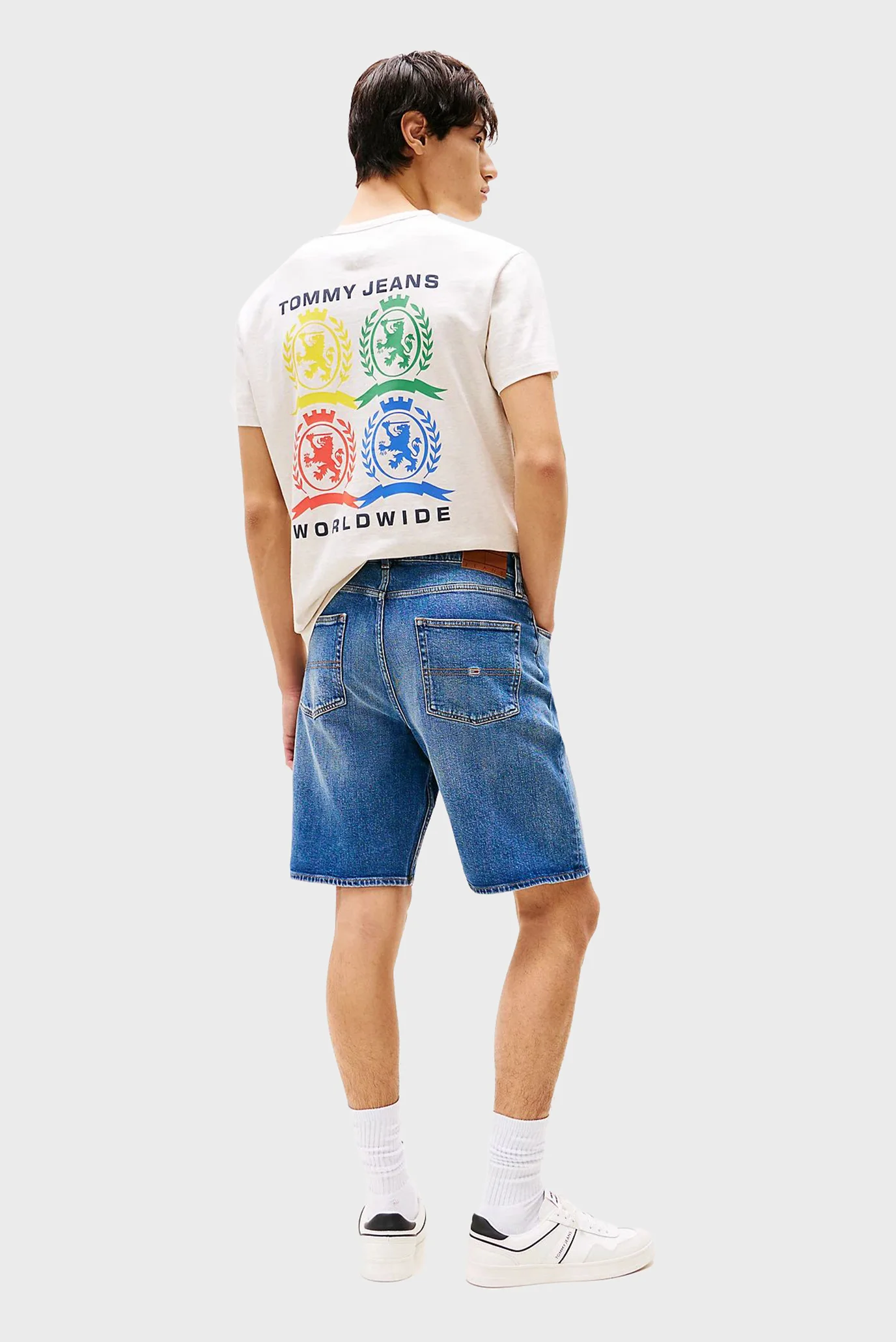 Мужские синие джинсовые шорты ISAAC RLXD BI0134 Tommy Jeans