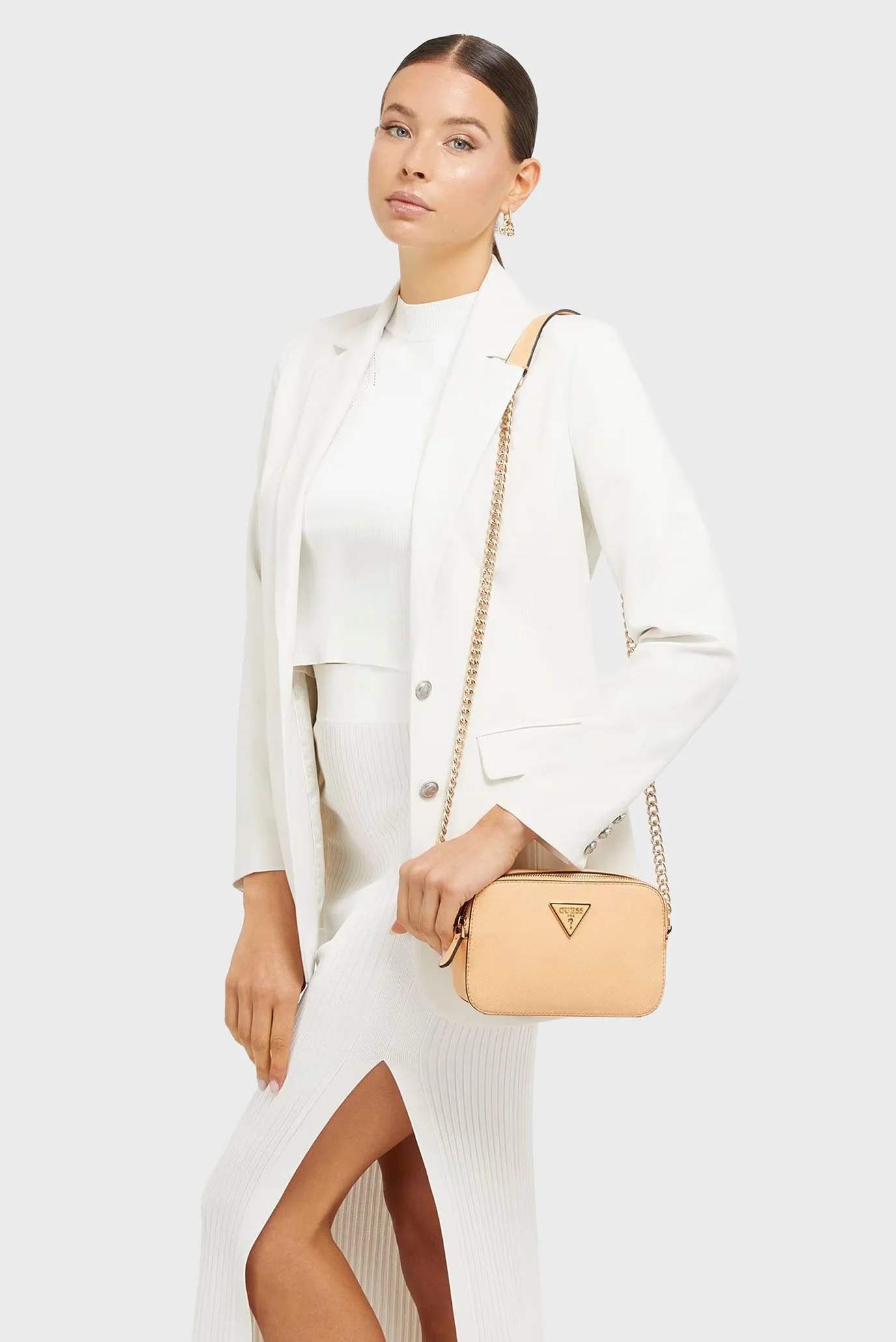 Женская персиковая сумка NOELLE CROSSBODY CAMERA Guess HWZG7879140