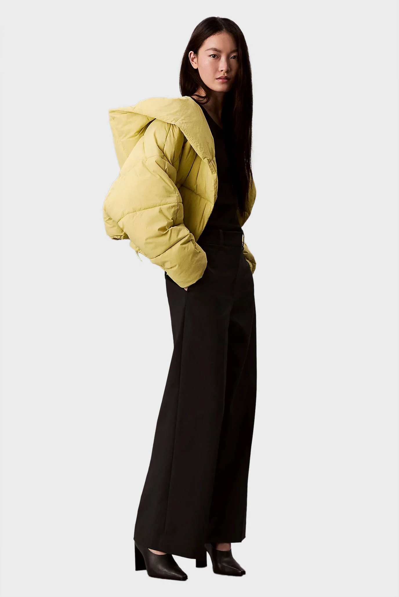 Женская желтая куртка BLANKET JACKET Calvin Klein LVGWF5O514 — MD