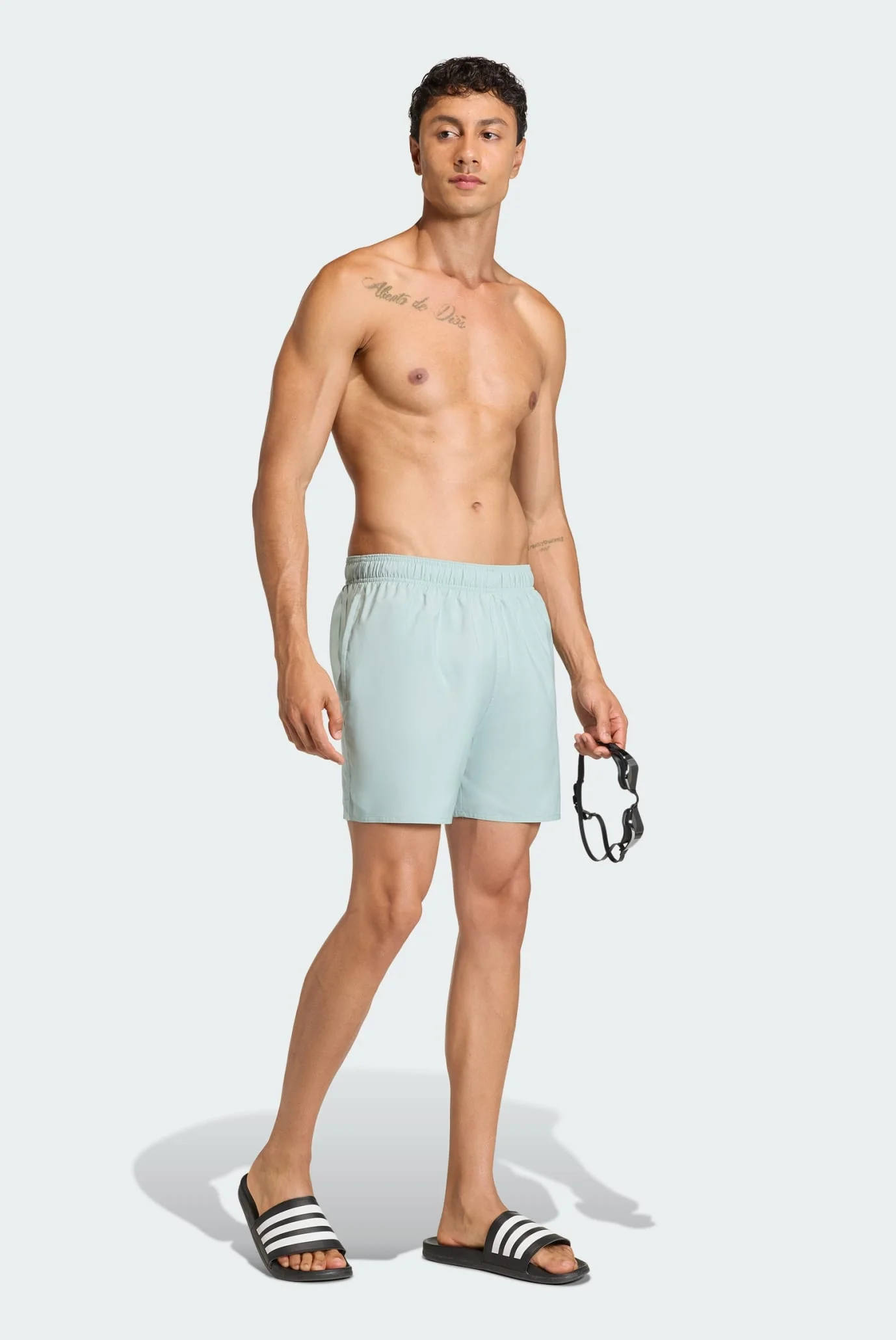 Мужские мятные плавательные шорты 5-Inch adidas KA4924 — MD-Fashion