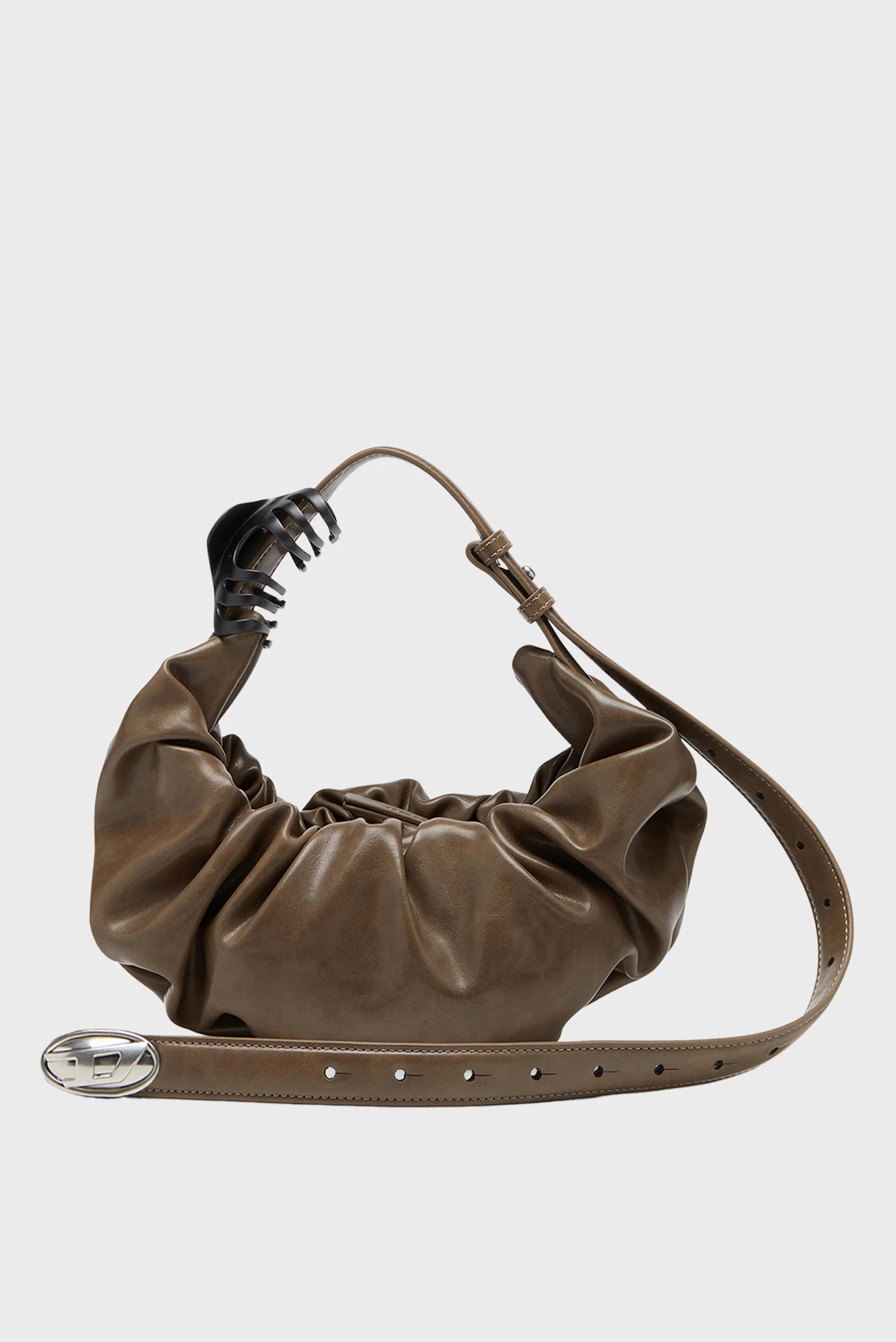 Жіноча коричнева сумка GRAB-D HOBO S SHOULDER BAG Diesel X10479