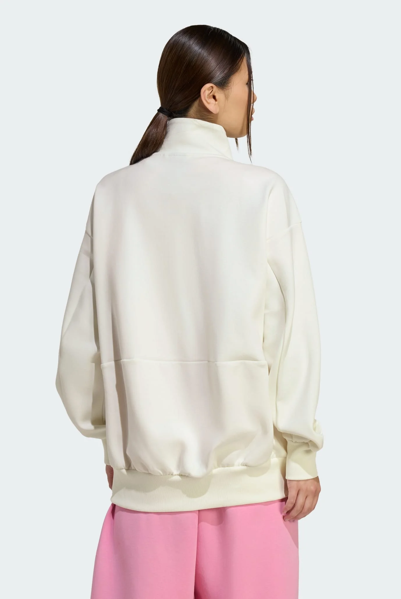 Женская белая спортивная кофта ALL SZN Soft Lux Loose Full-Zip