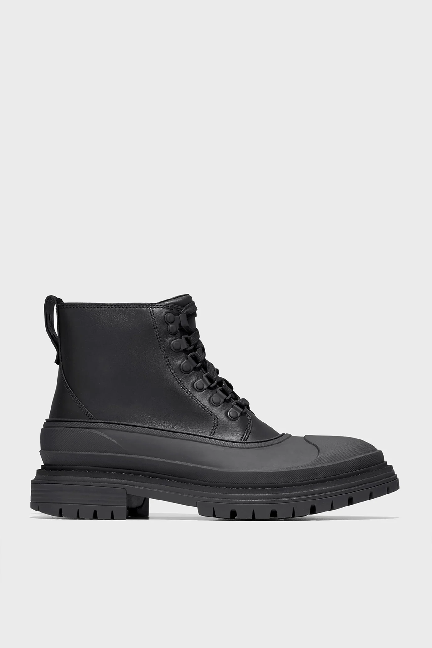 Мужские черные кожаные хайкеры Stratton Shroud Boots Cole Haan