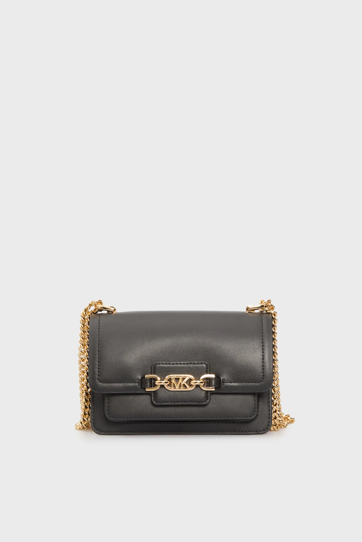 Жіноча чорна шкіряна сумка XS XBODY Michael Kors 32S2G7HC0L — MD