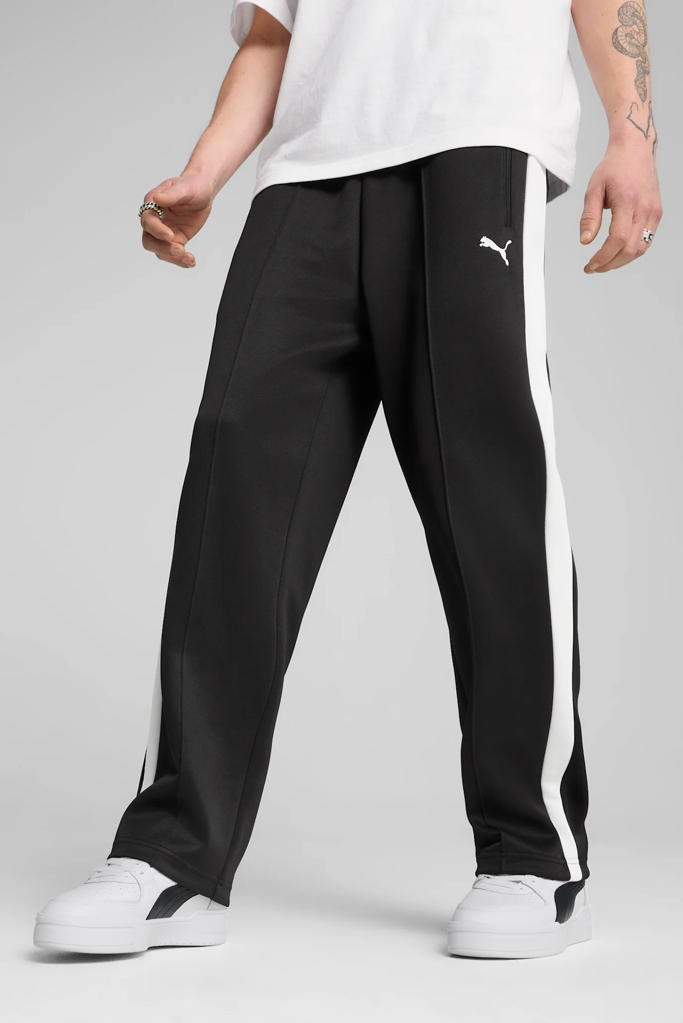 Мужские черные спортивные брюки T7 ALWAYS ON Relaxed Track Pants