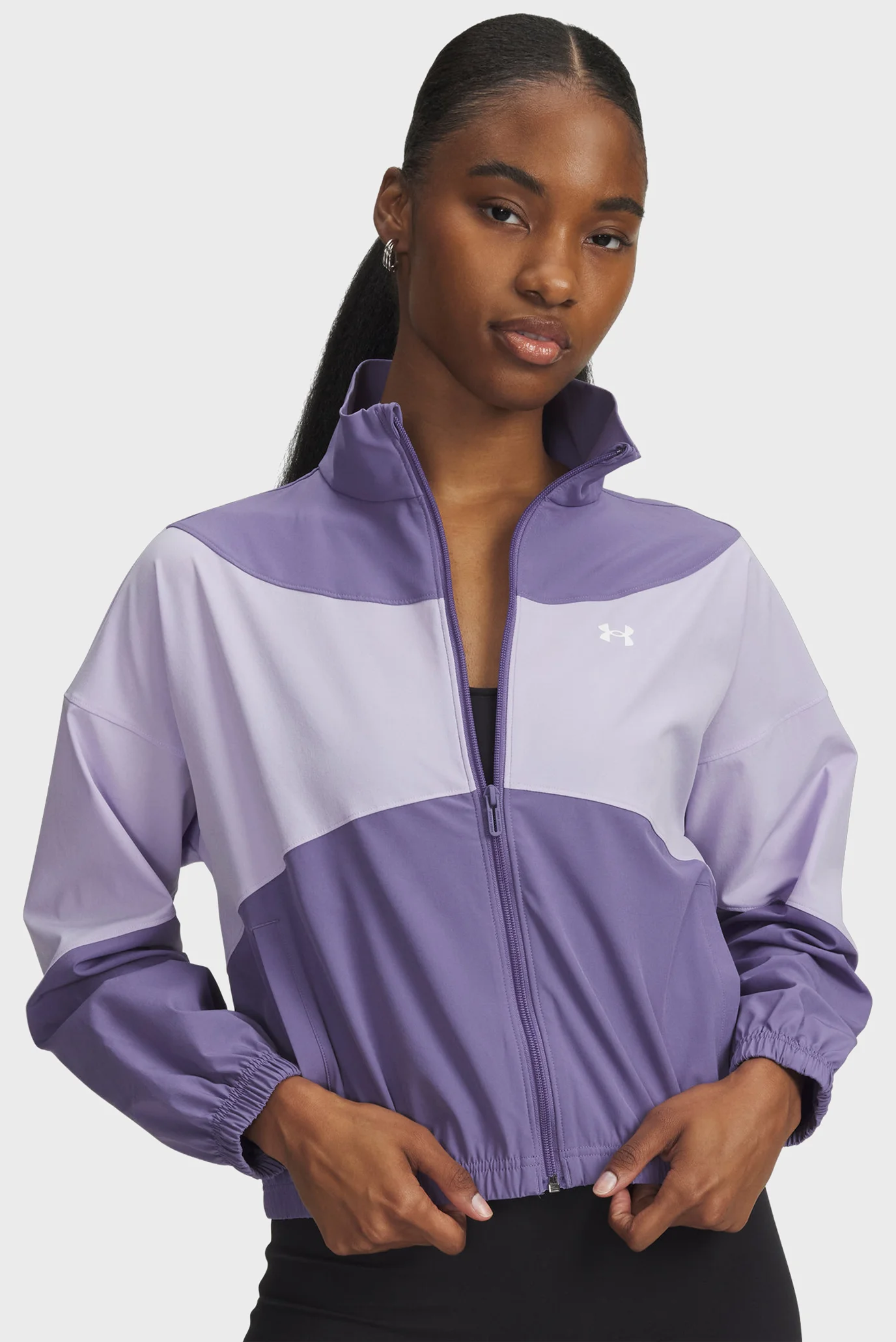 Женская сиреневая ветровка UA Rival Woven Jacket Under Armour