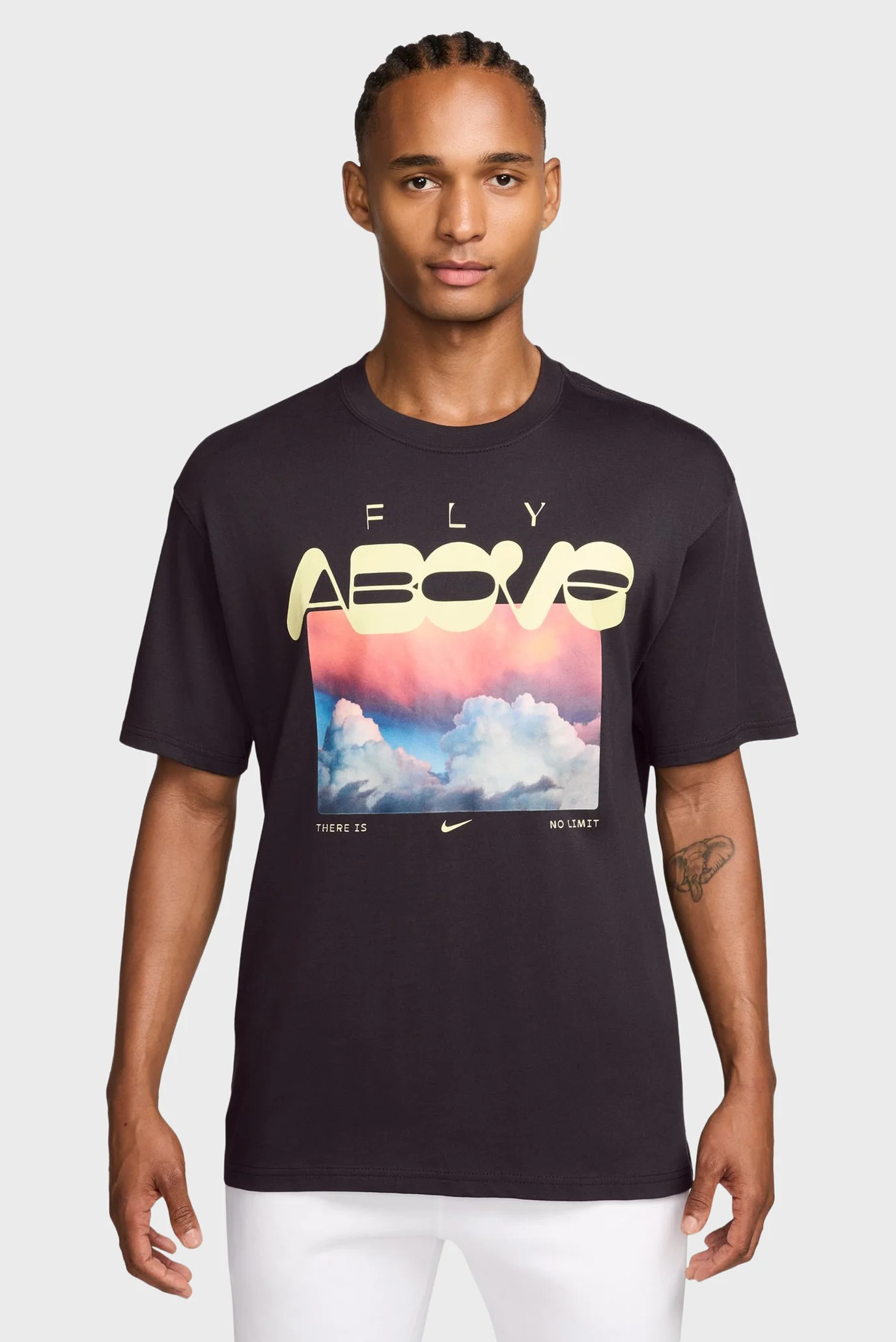 Мужская черная футболка U NSW TEE LSE FLY ABOVE Nike II3684-045
