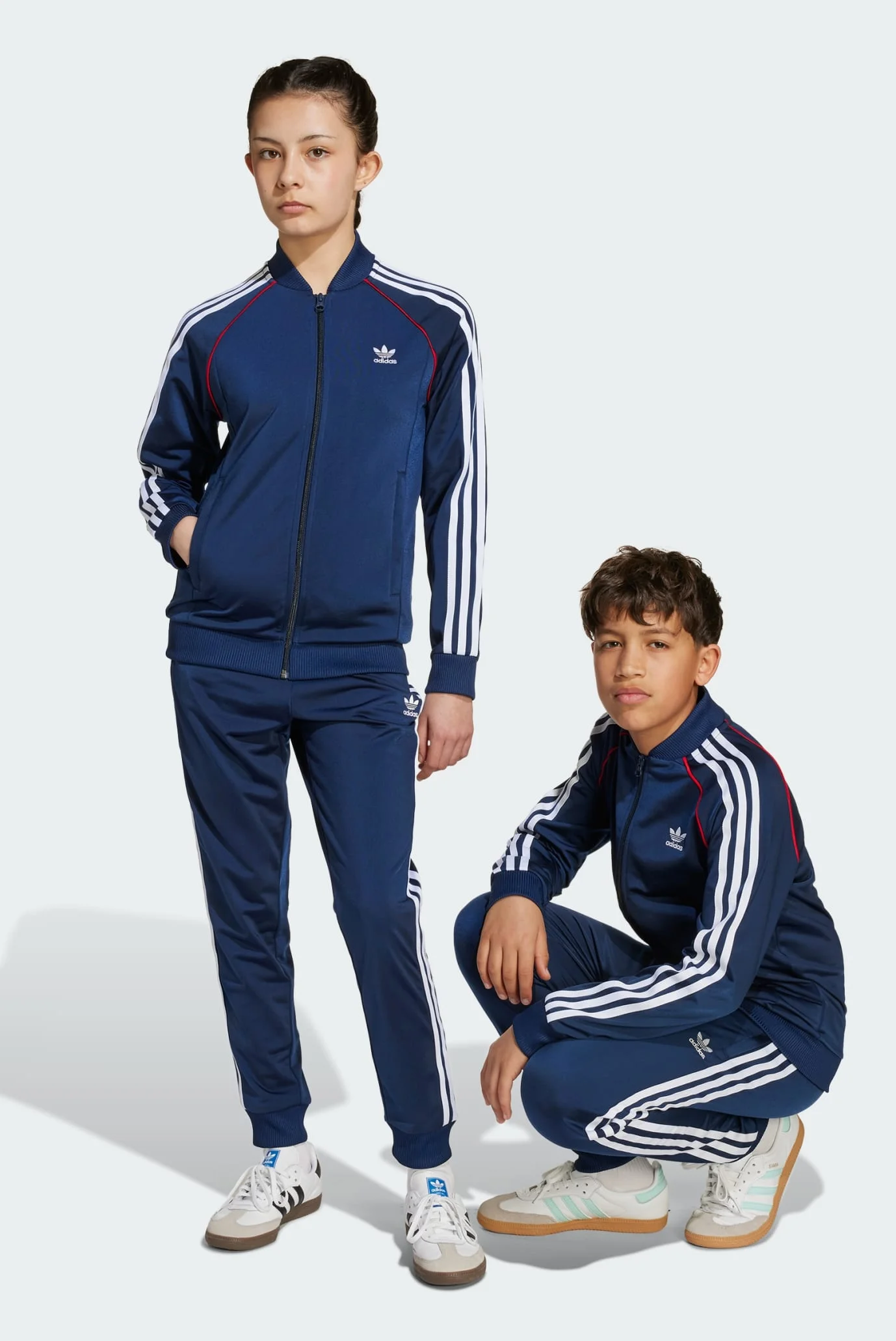 Дитячі сині спортивні штани Adicolor SST Track Kids adidas JV8567
