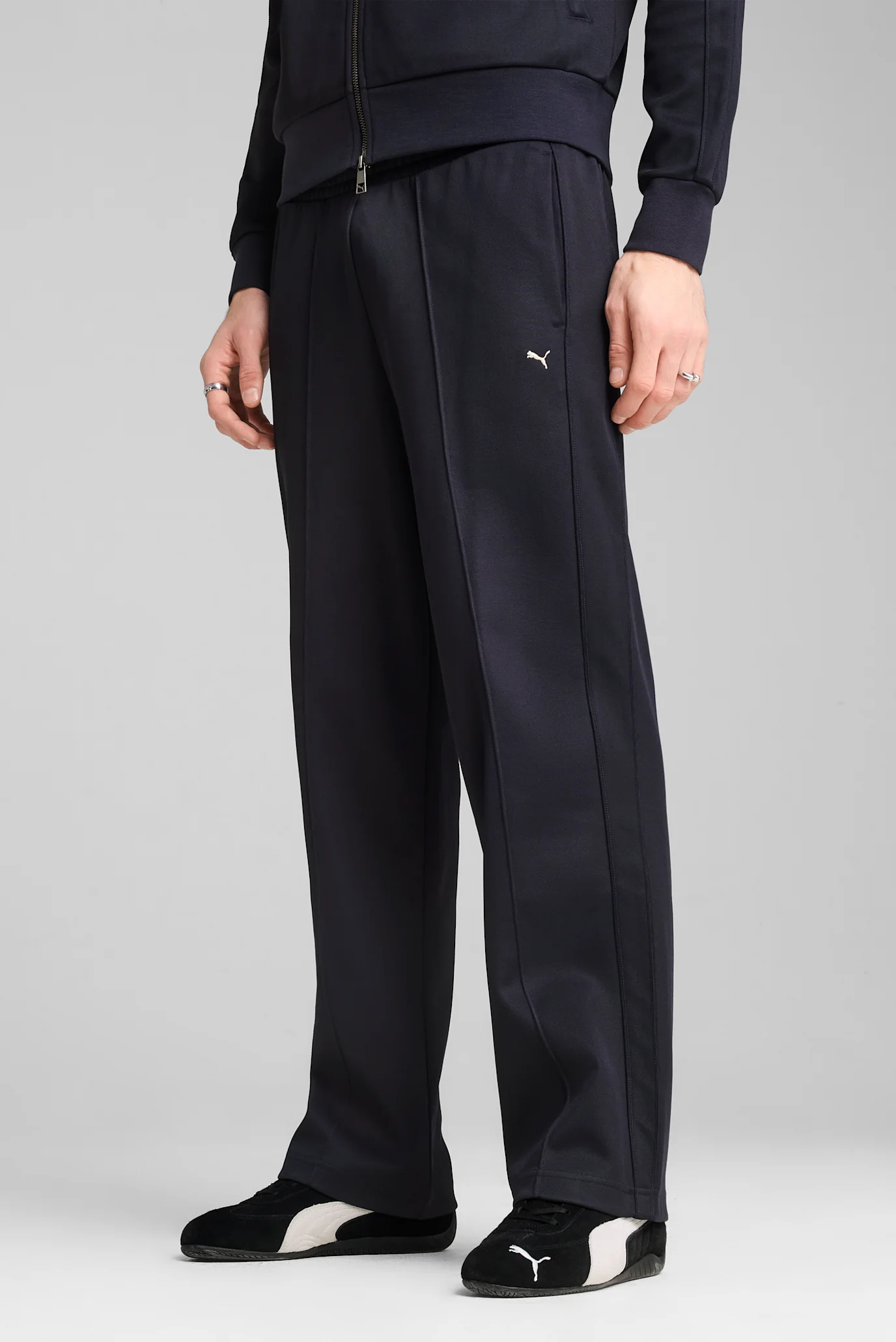 Мужские темно-синие брюки T7 Track Pants Men PUMA 629938 — MD-Fashion