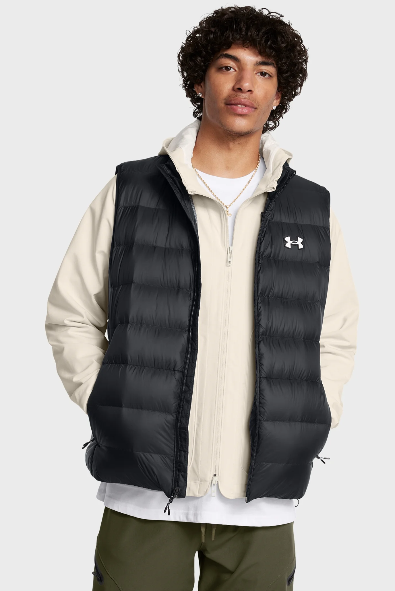 Мужской черный пуховой жилет LEGEND DOWN VEST Under Armour 1385838