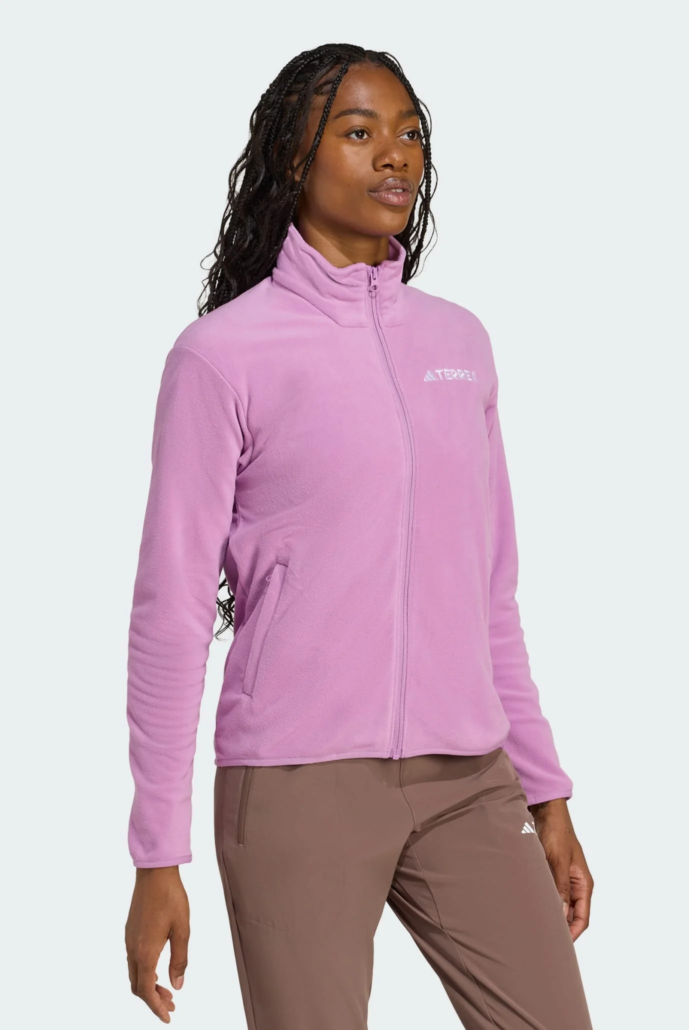 Женская сиреневая спортивная кофта Multi Essentials Full-Zip