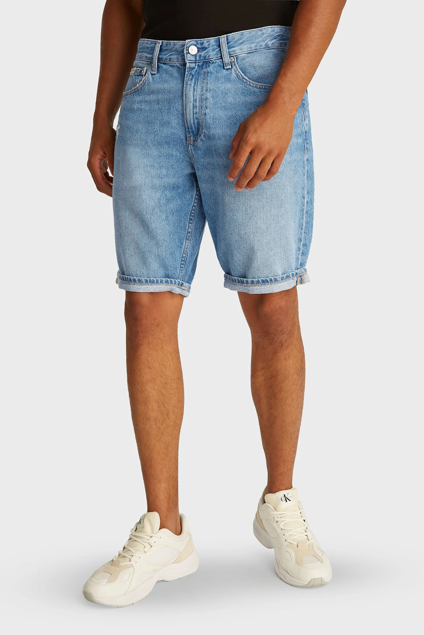 Мужские голубые джинсовые шорты REGULAR SHORT Calvin Klein Jeans