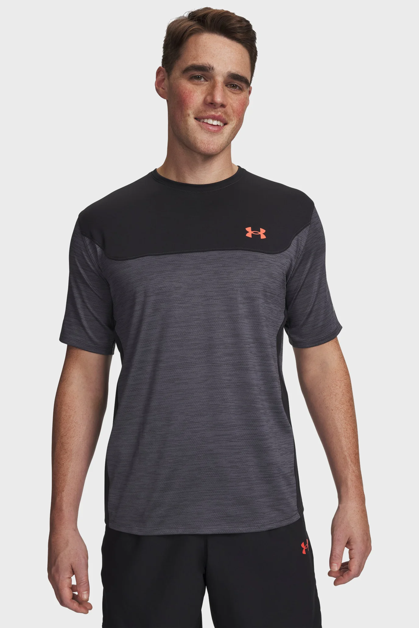 Мужская темно-серая футболка UA Tech Utility SS Under Armour