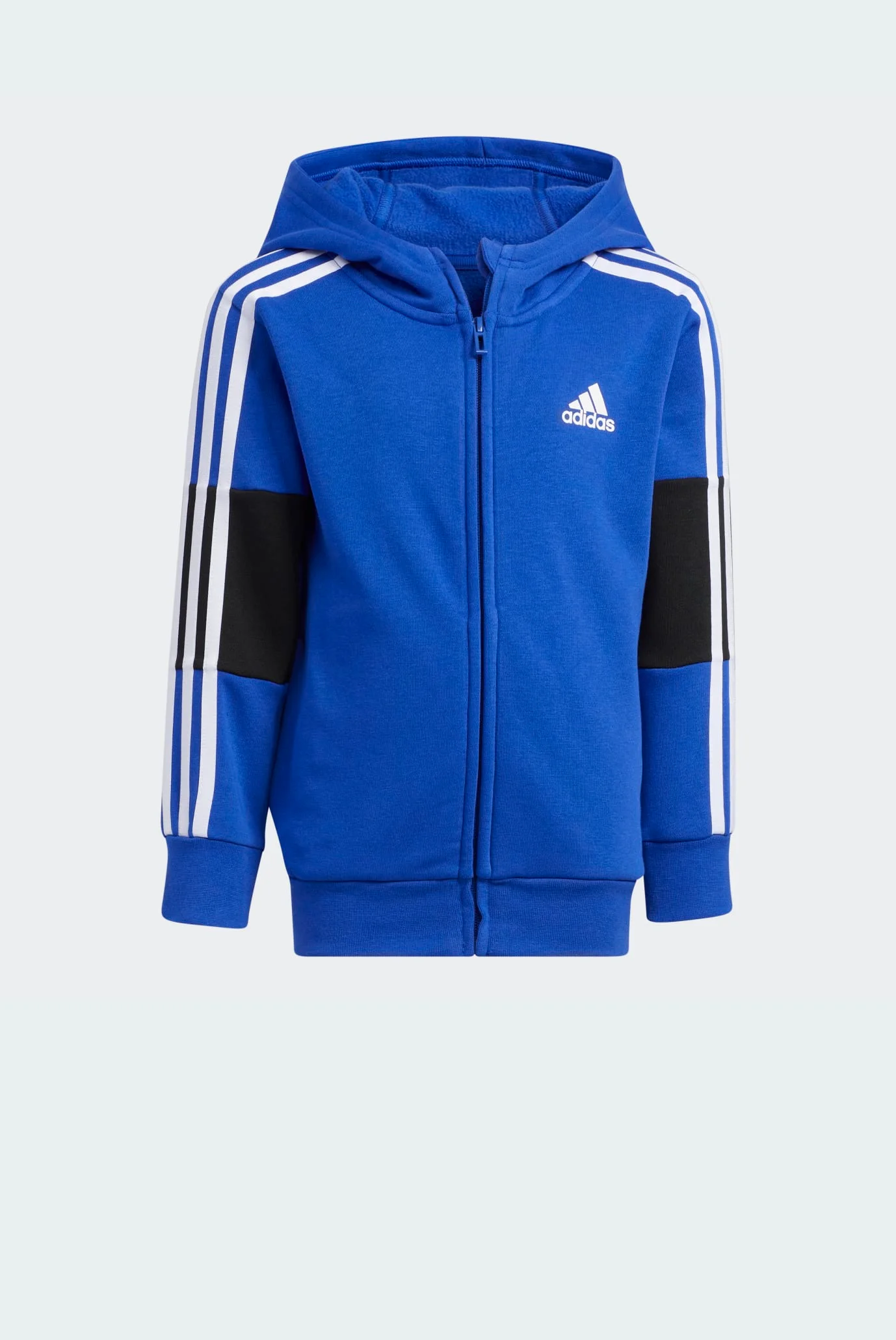 Детский синий спортивный костюм (худи, брюки) 3-Stripes adidas