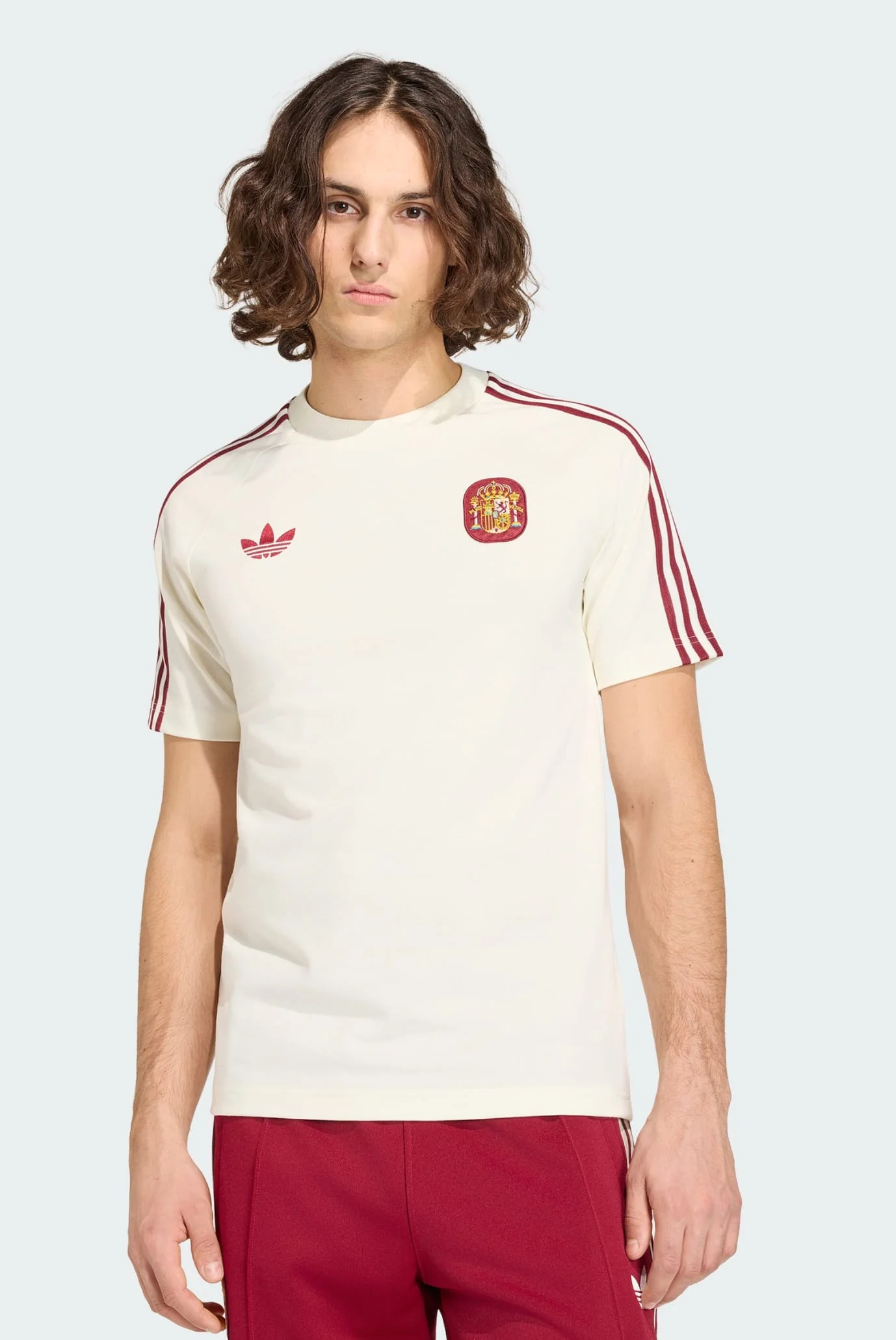 Мужская белая футболка Spain Originals adidas JZ2256 — MD-Fashion