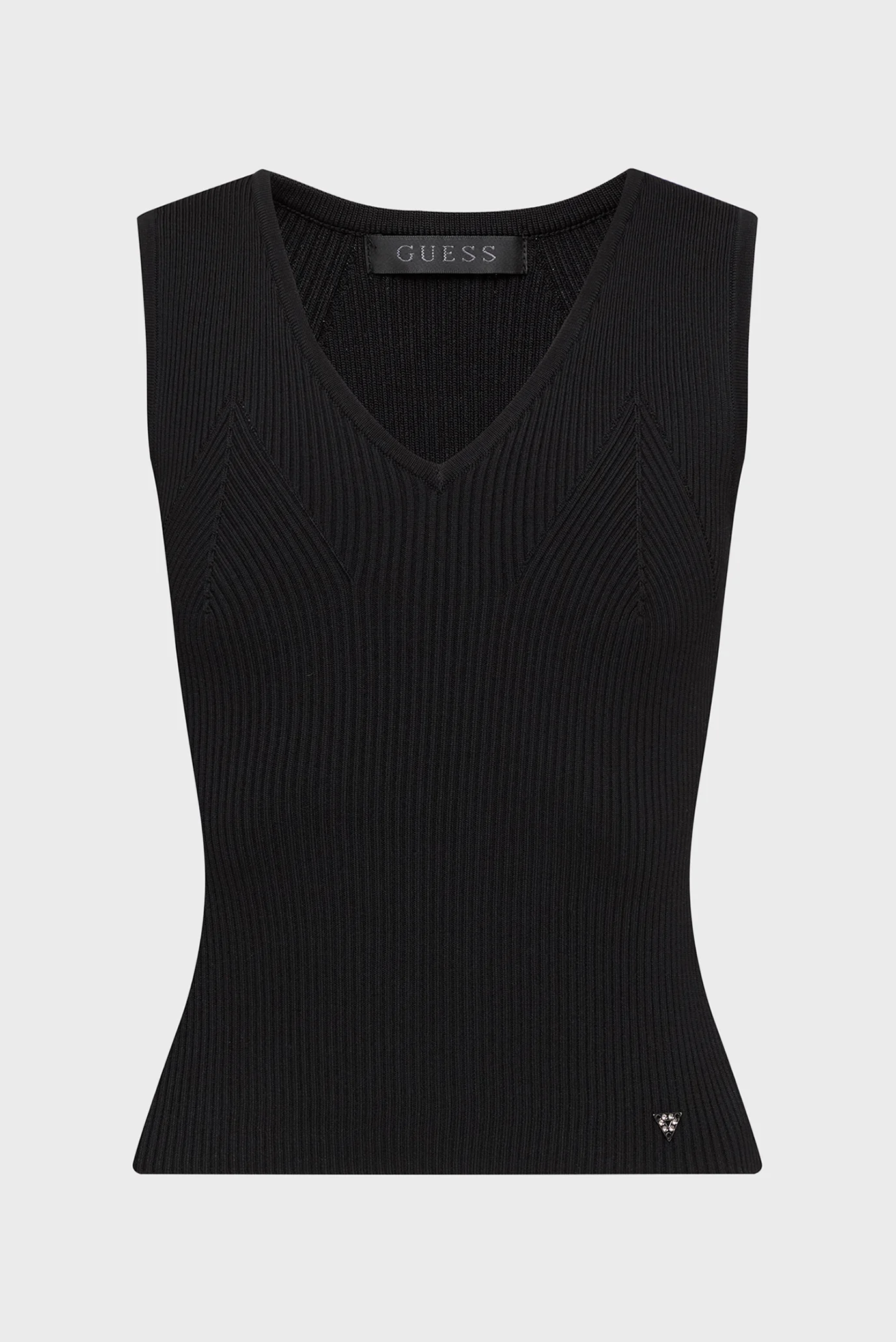 Жіночий чорний топ Guess W6RR36.Z0132;JBLK — MD-Fashion
