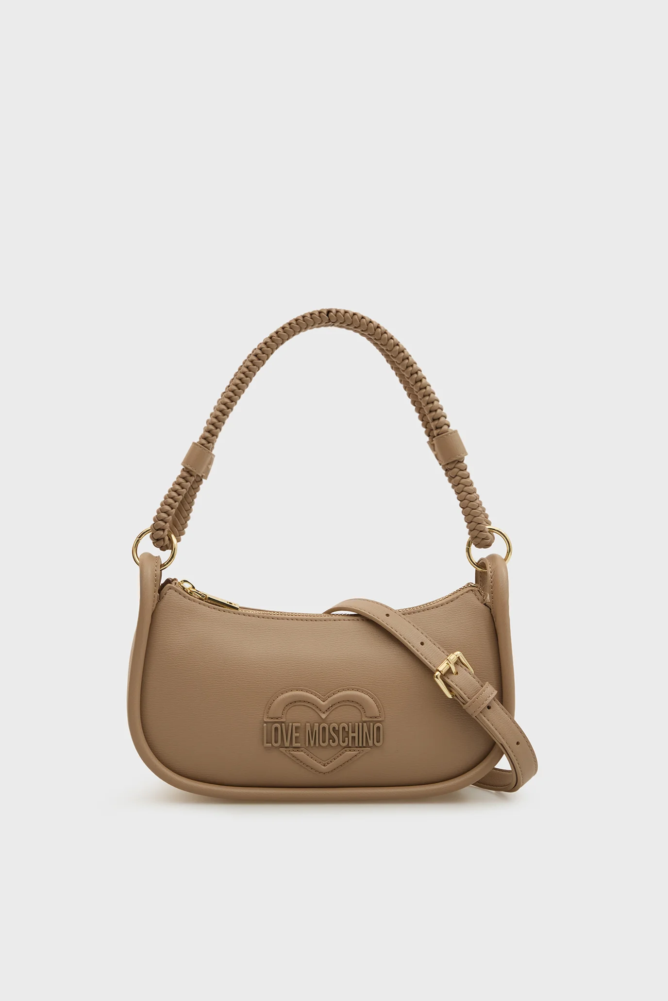 Жіноча бежева сумка Love Moschino JC4098PP1OLL0104 — MD-Fashion