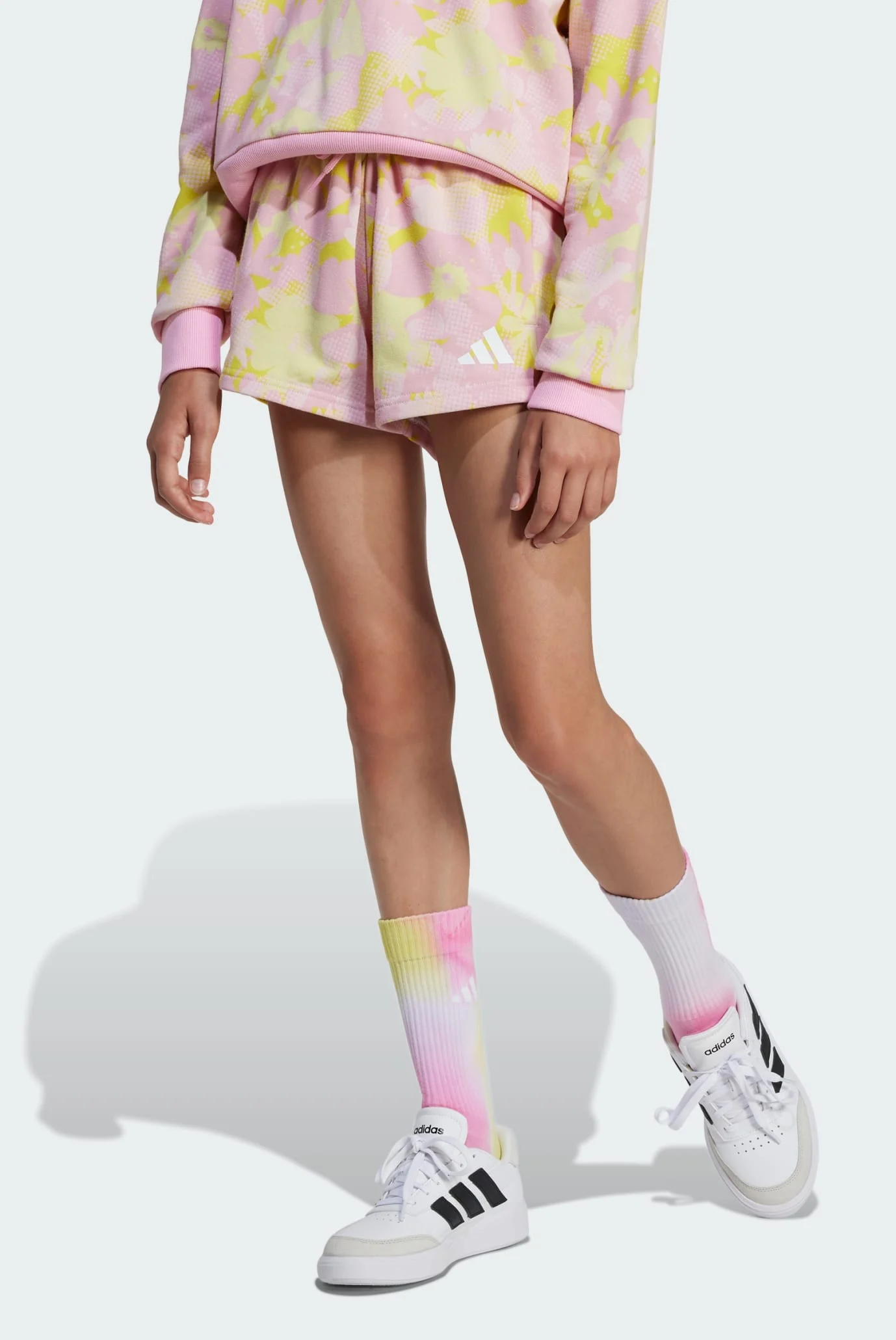 Детские пудровые шорты с узором Seasonal Essentials Flower Kids