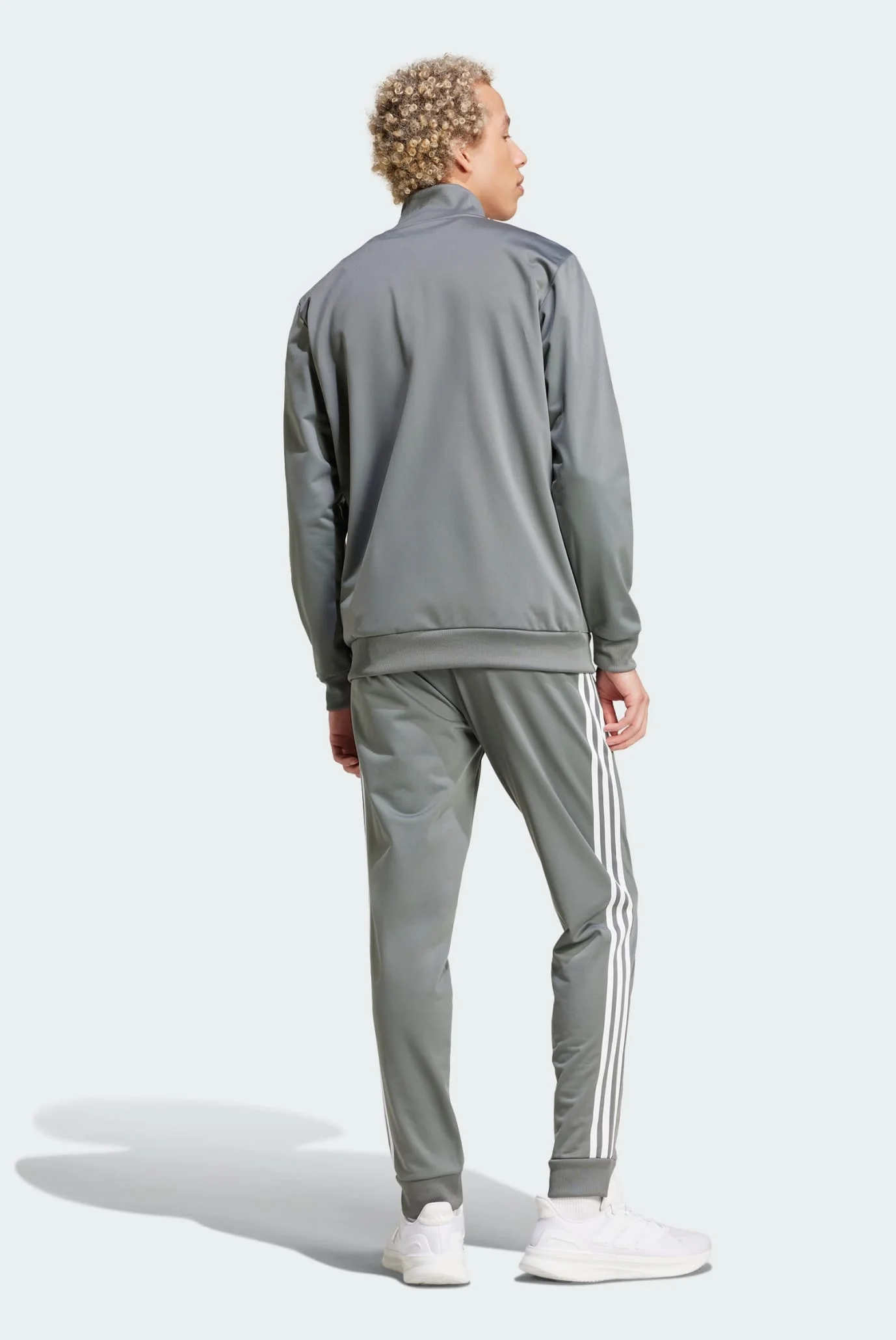 Мужской серый спортивный костюм (кофта, брюки) Basic 3-Stripes
