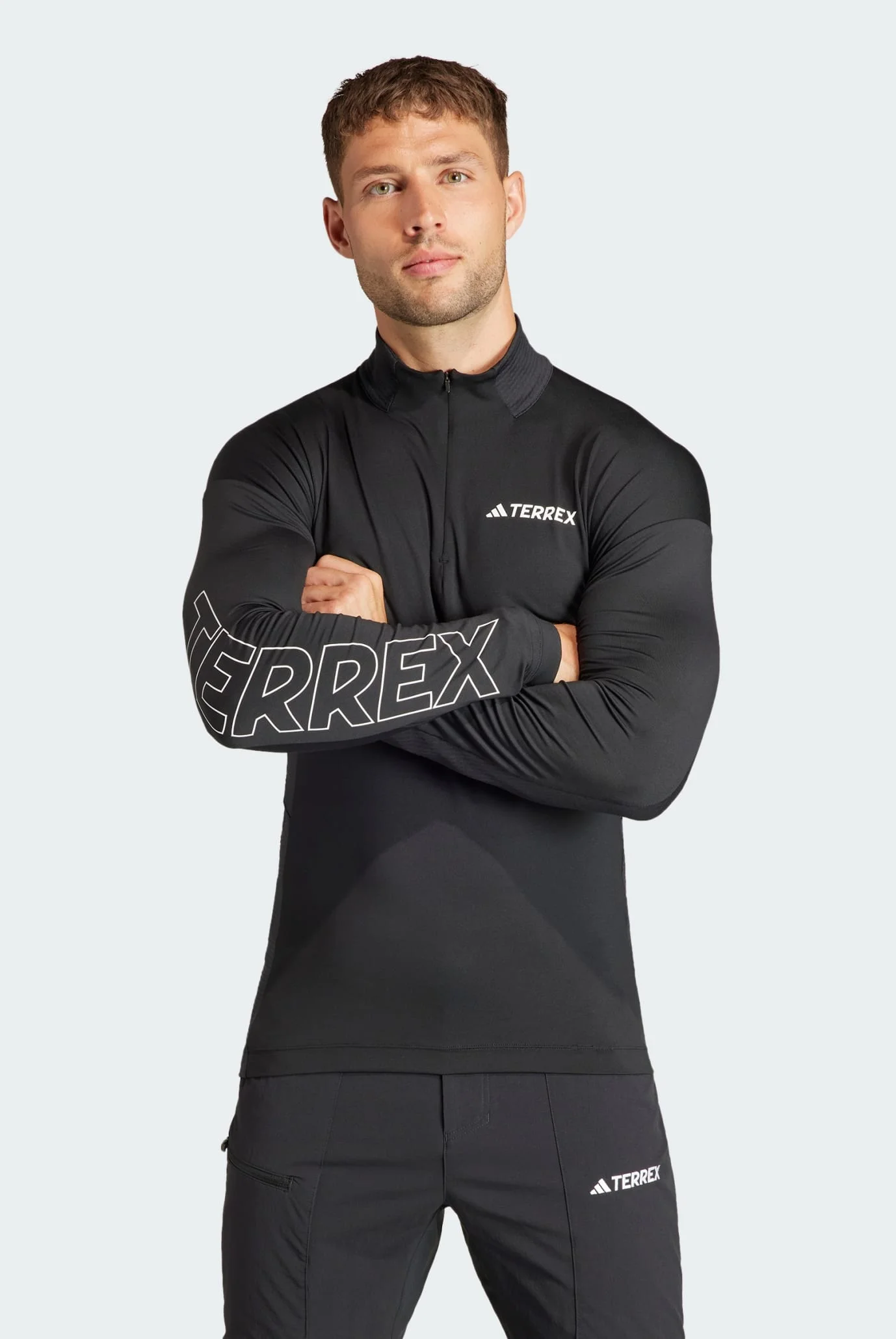 Мужской черный лонгслив Terrex Xperior adidas HZ6252 — MD-Fashion