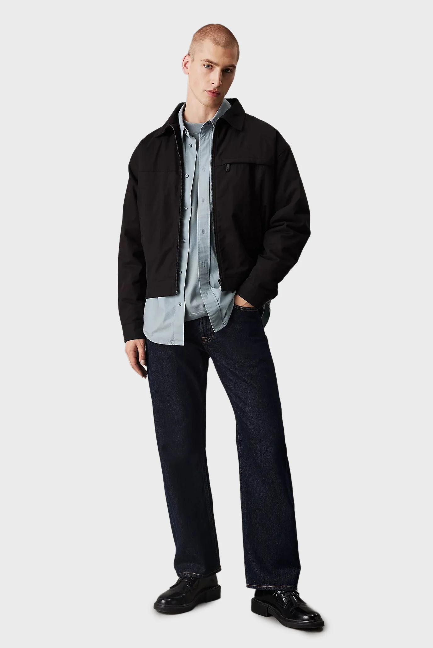 Мужская черная куртка ZIP JACKET Calvin Klein Jeans J30J326713
