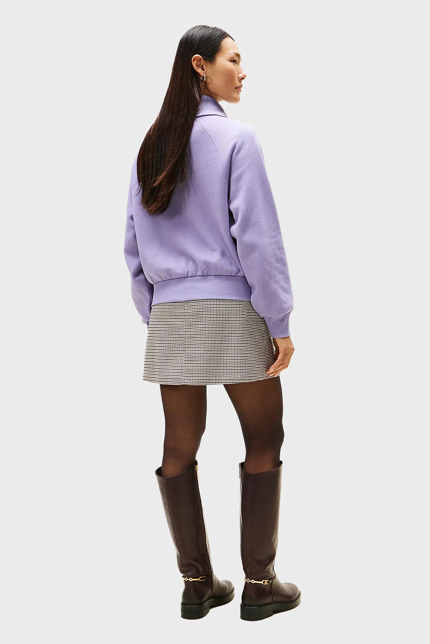 Жіноча бузкова спортивна кофта CLASSIC Tommy Hilfiger WW0WW46632