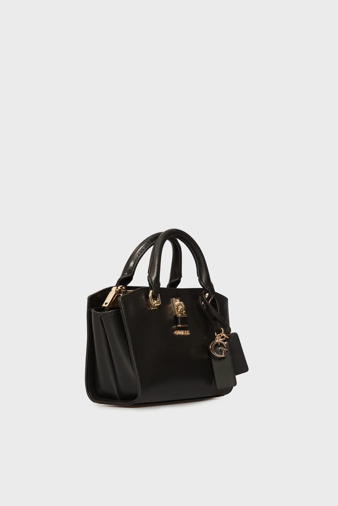 Жіноча чорна сумка QUEENSLAND Guess HWVG9655760 — MD-Fashion
