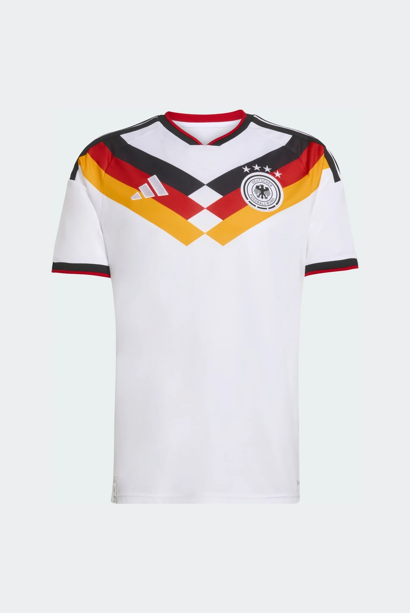 Мужская белая футболка Germany 26 Home Replica adidas KD8363 — MD