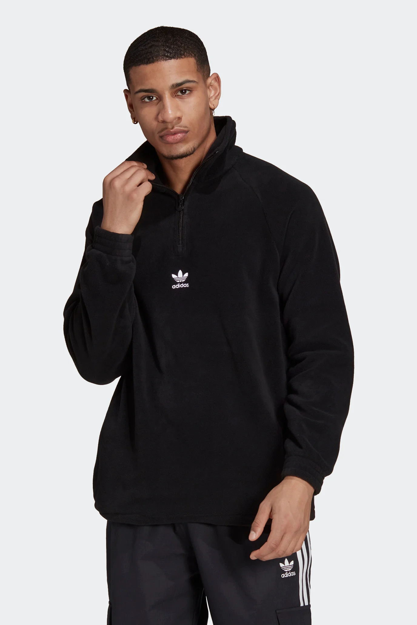 Флисовый свитшот Adicolor Classics Teddy adidas H06680 — MD-Fashion
