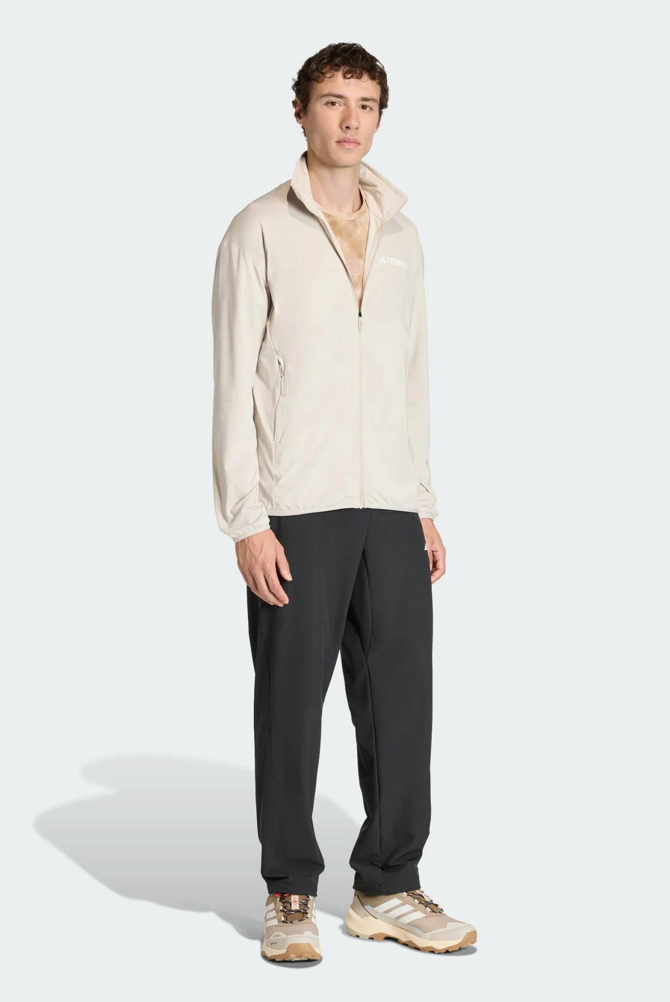 Чоловіча бежева спортивна кофта Terrex Multi CLIMAWARM Full-Zip