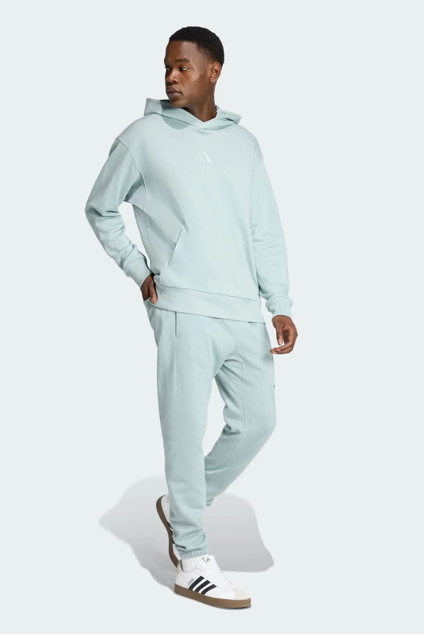 Мужское мятное худи ALL SZN French Terry adidas KC3196 — MD-Fashion