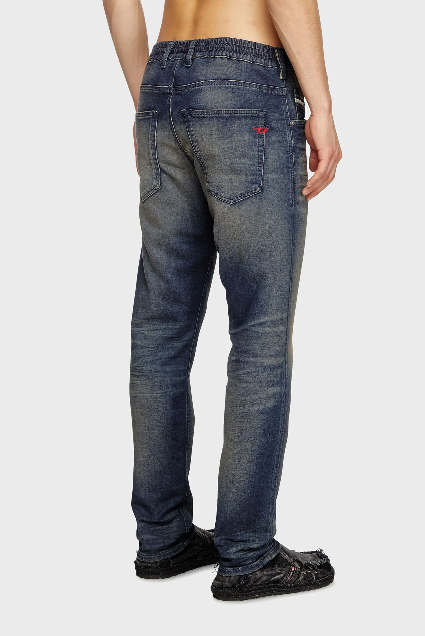 Мужские темно-синие джинсы D-KROOLEY-B JOGG Diesel A14847 068PM