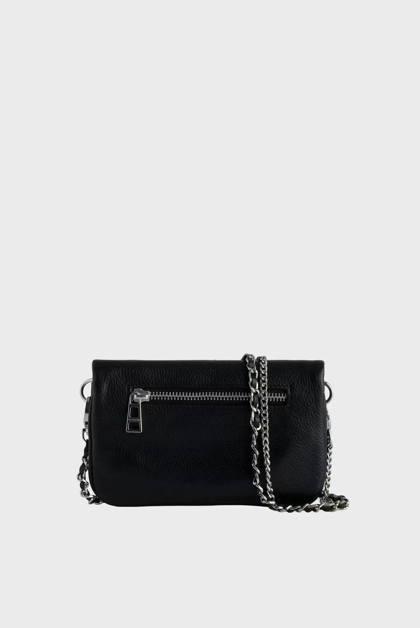 Жіночий чорний шкіряний клатч Rock Nano ZADIG&VOLTAIRE