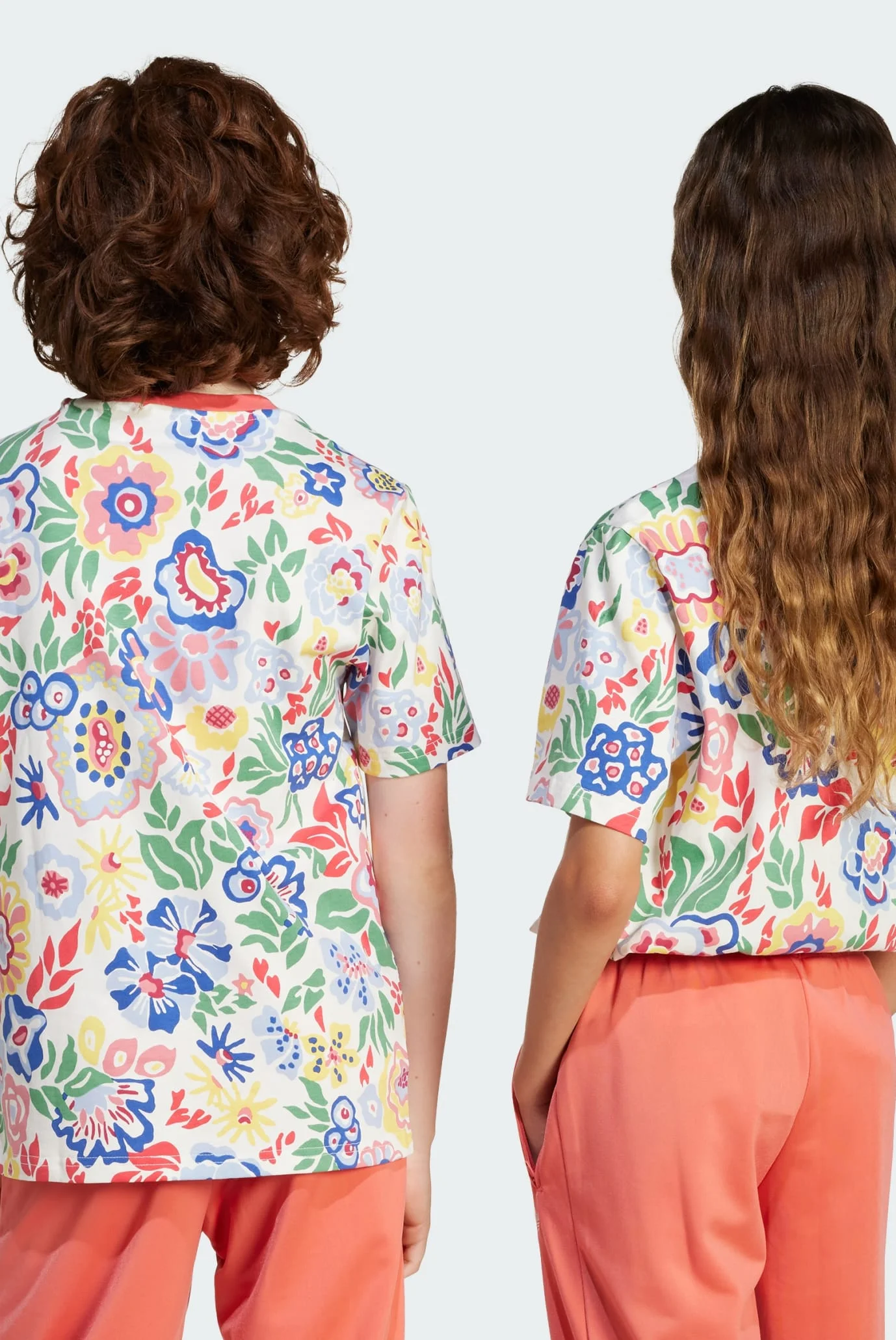 Детская футболка с узором adidas Originals x Liberty London Kids