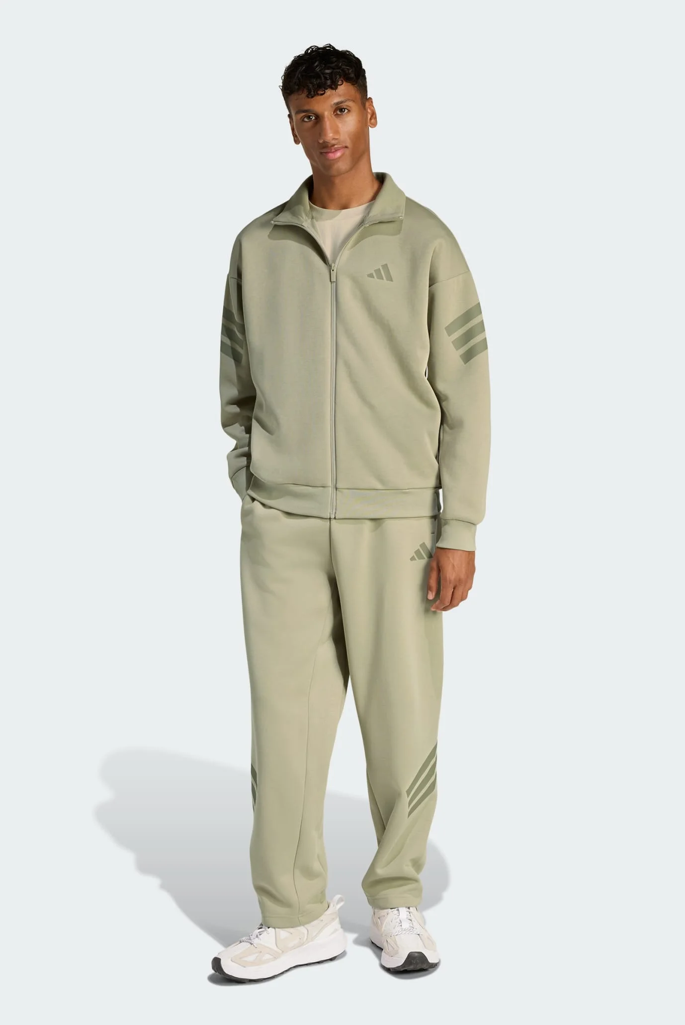 Мужская зеленая спортивная кофта Future Icons 3-Stripes Woven