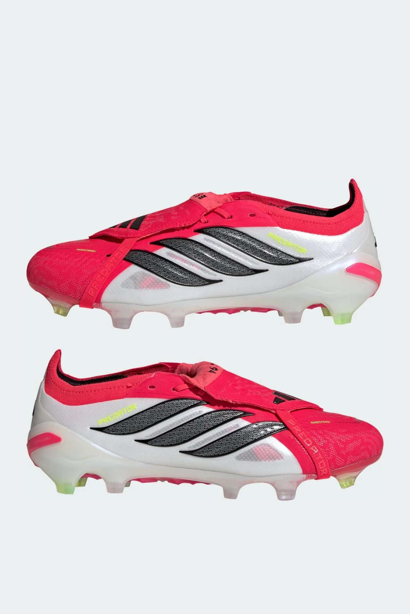 Розовые бутсы PREDATOR ELITE Fold-Over Tongue Firm Ground adidas