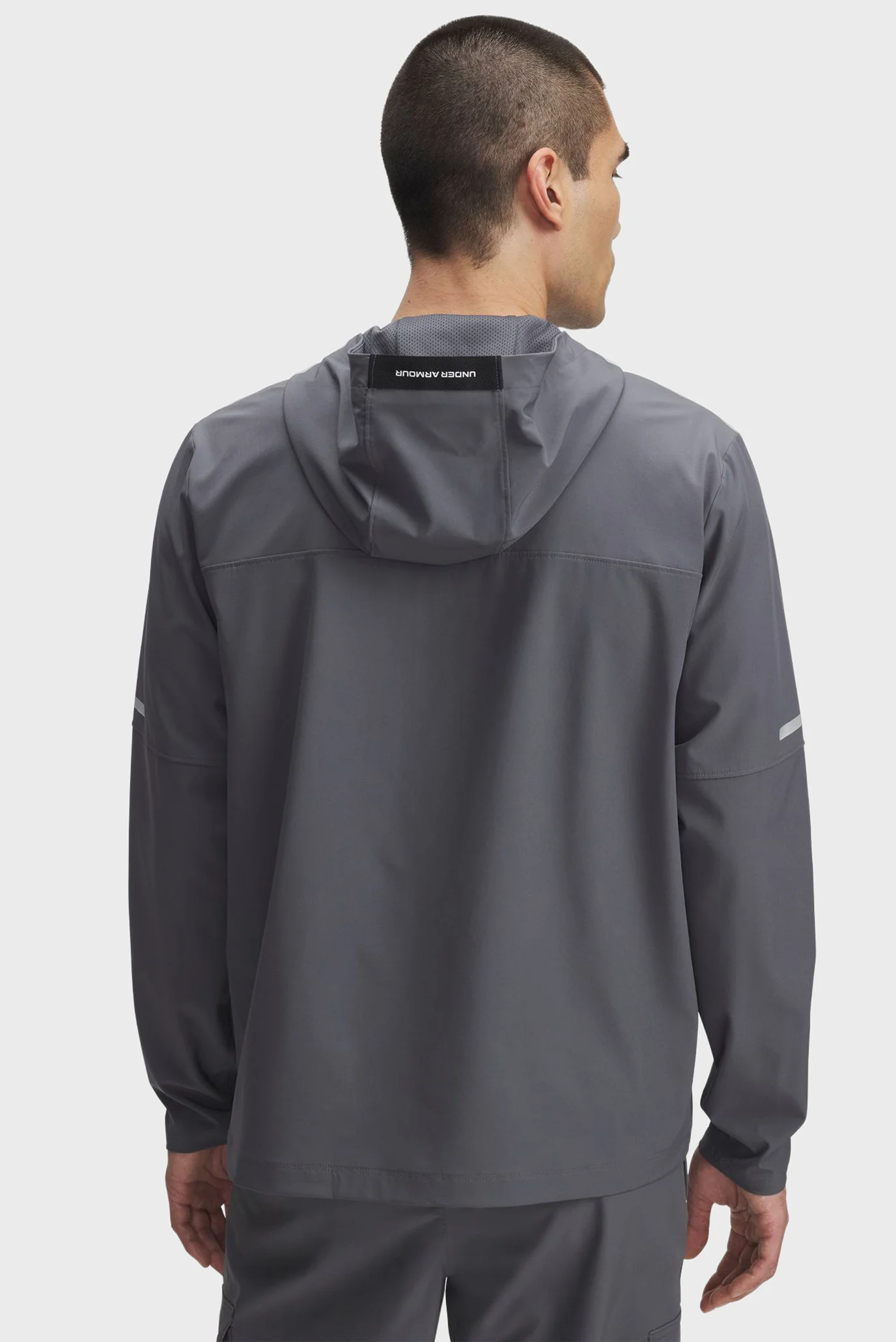 Мужская серая ветровка UA Tech Utility Woven Jckt Under Armour