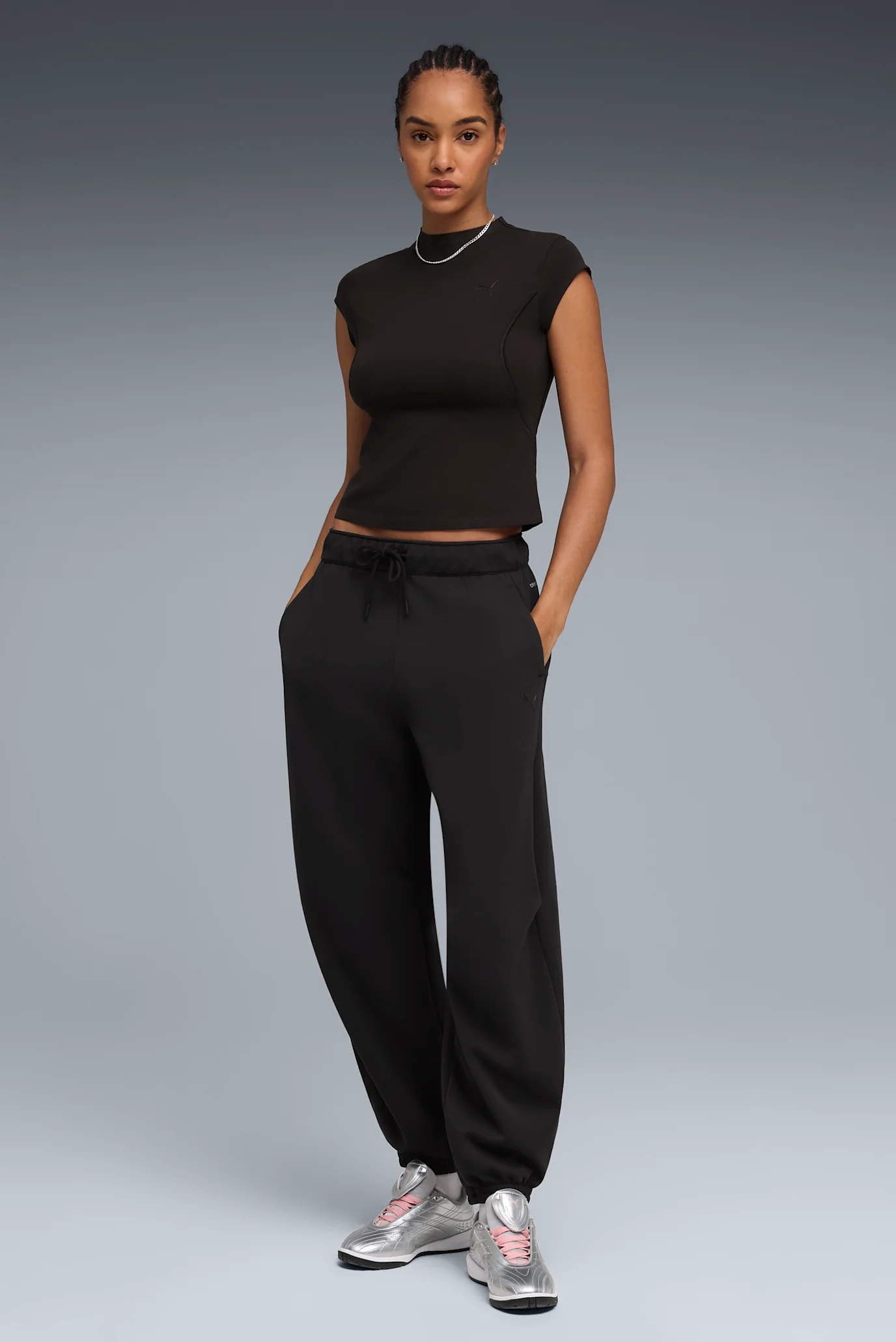 Женские черные спортивные брюки PUMATECH SENSE dryCELL Pants Women