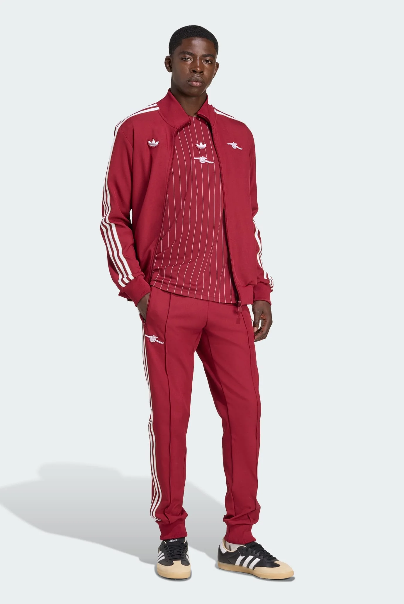 Чоловічі червоні спортивні штани Arsenal Terrace Icons adidas