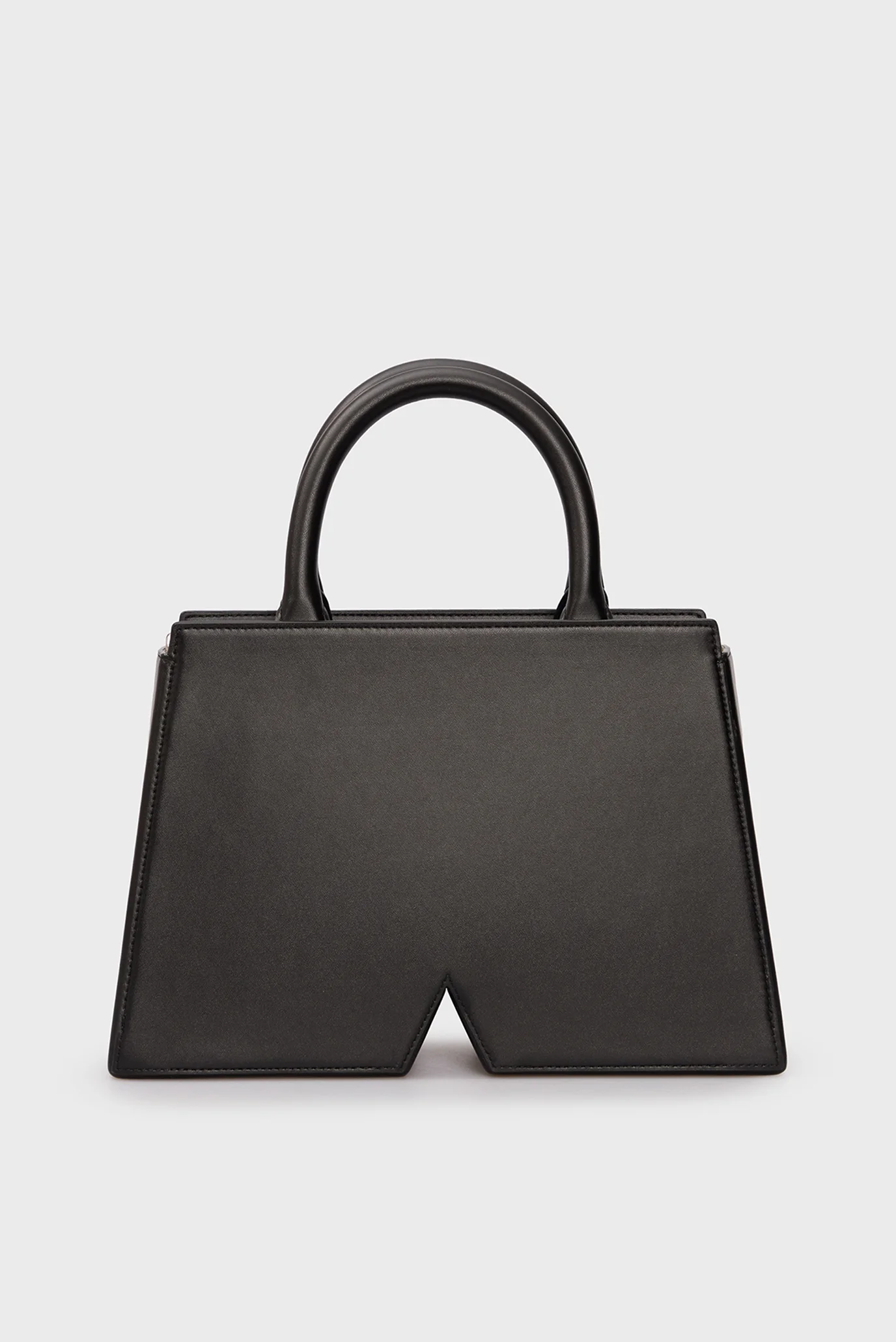 Женская черная сумка IKON K TOP HANDLE LEATHER Karl Lagerfeld