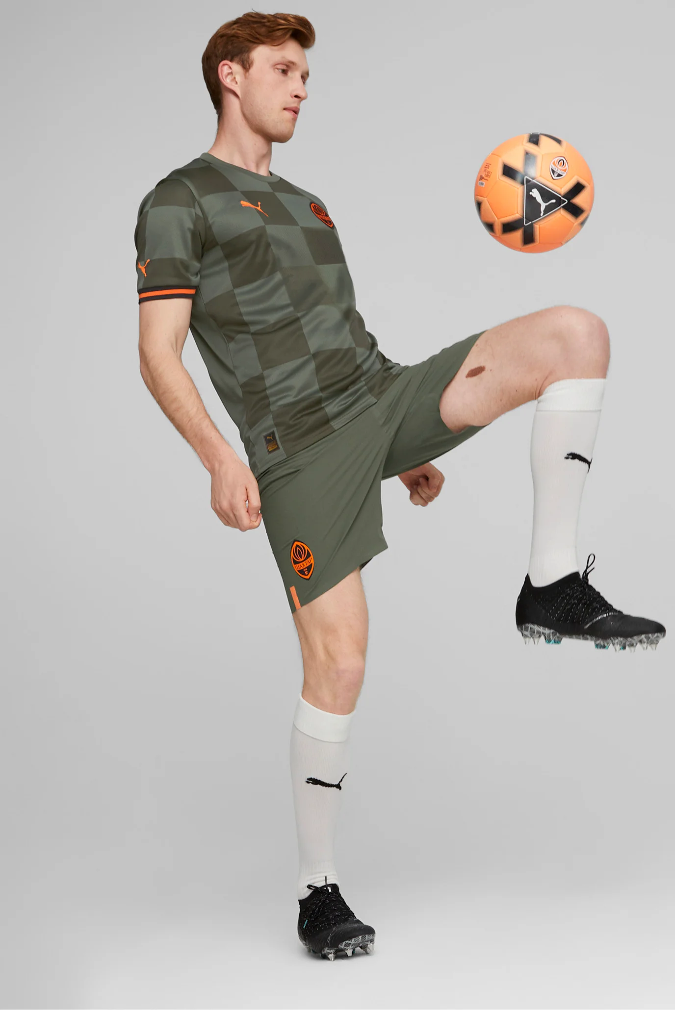 Чоловічі зелені шорти FC Shakhtar Donetsk 22/23 Promo Shorts Men