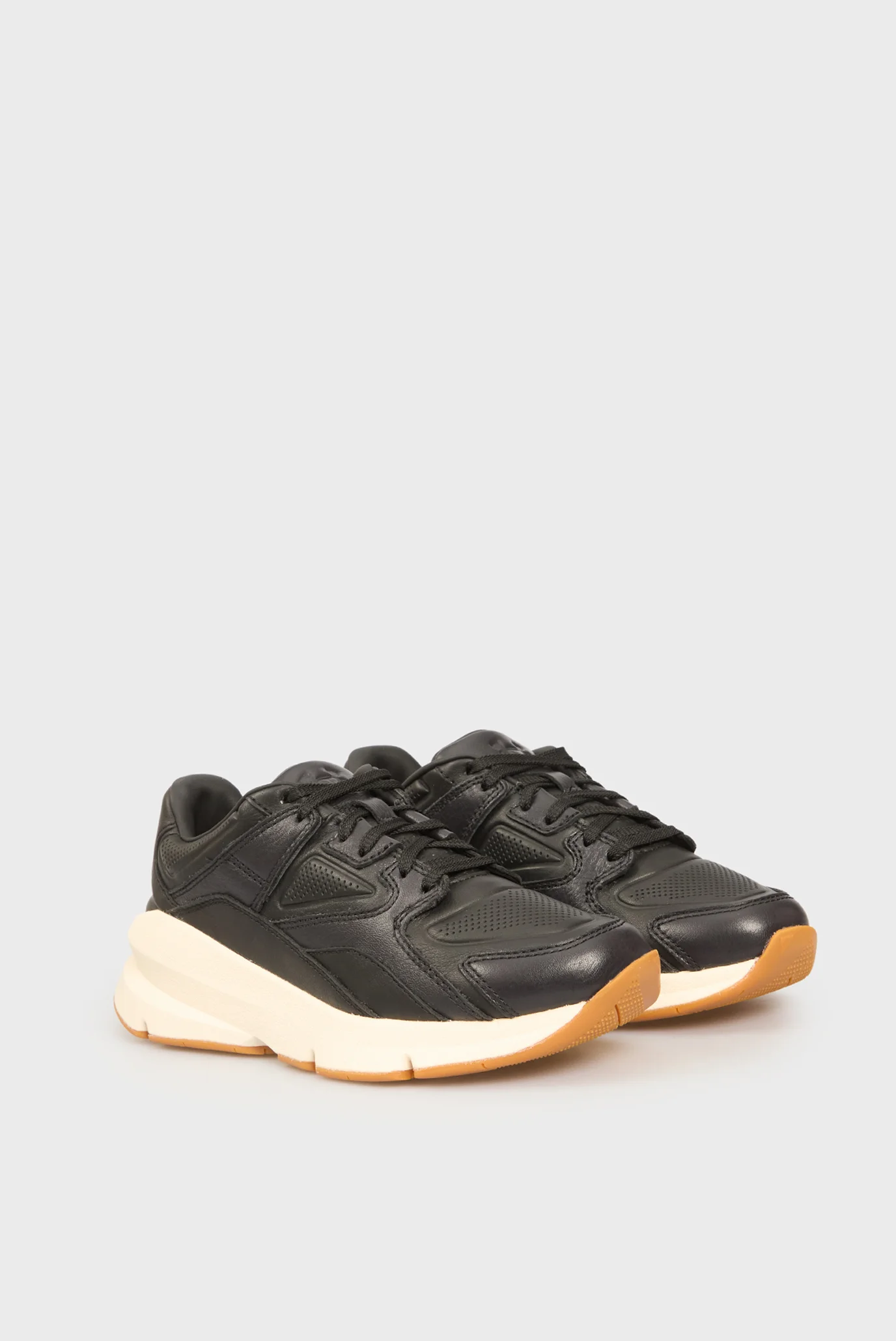 Чорні шкіряні кросівки UA Forge 96 Luxe Under Armour 6003631-001