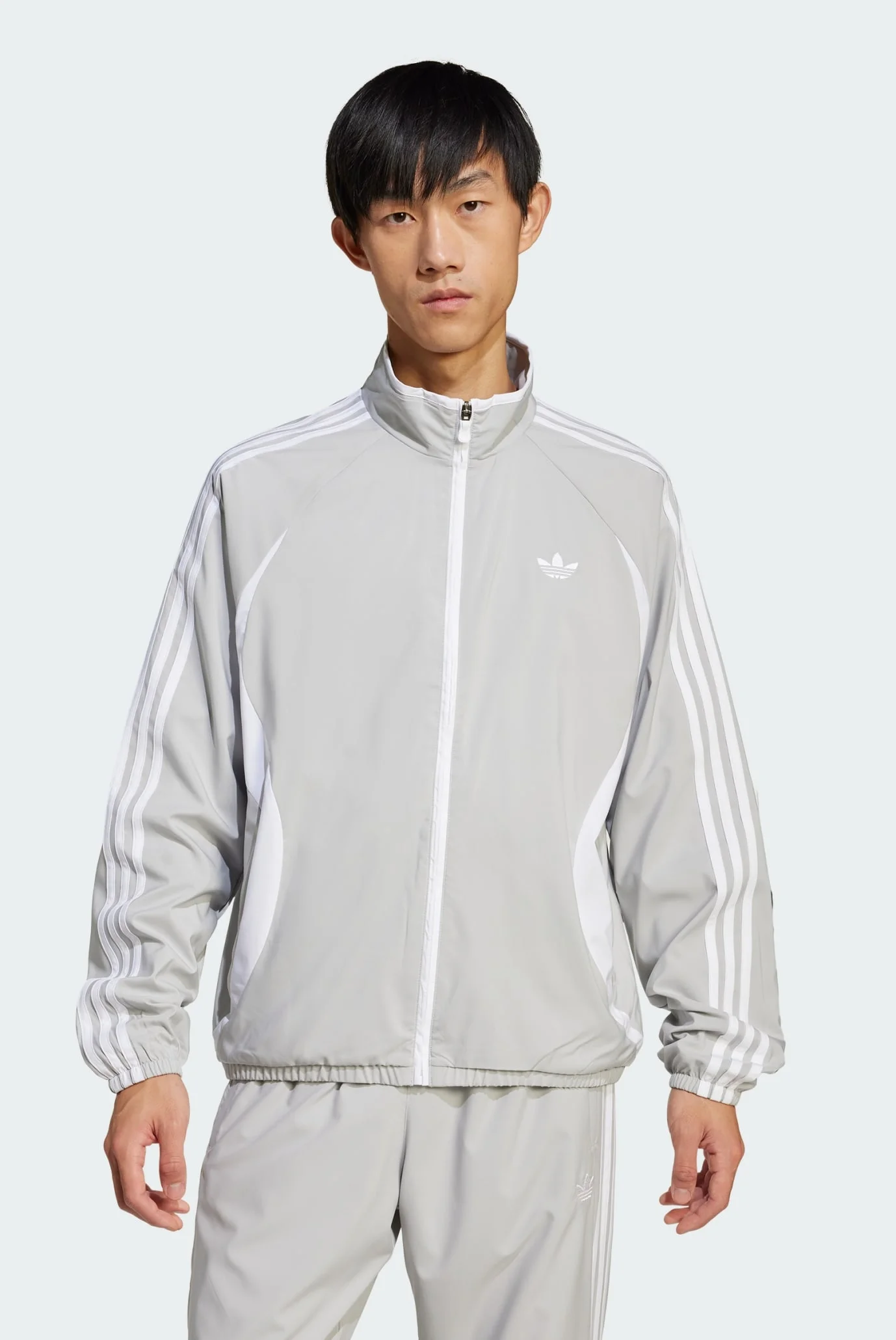 adidas John Stockton ゲームシャツ70250605M04N Чоловіча сіра спортивна кофта Adicolor Teamgeist adidas JN4842