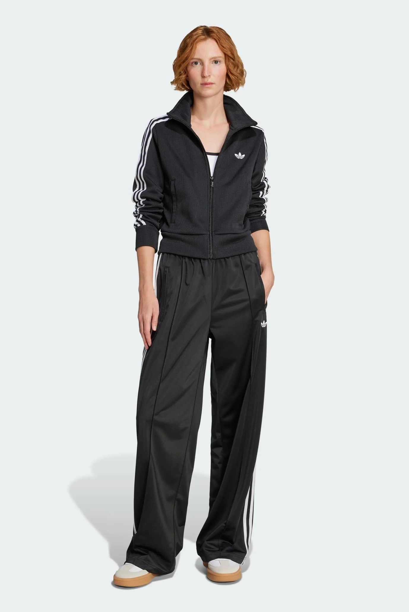 Женская черная спортивная кофта Firebird Adicolor Knit adidas