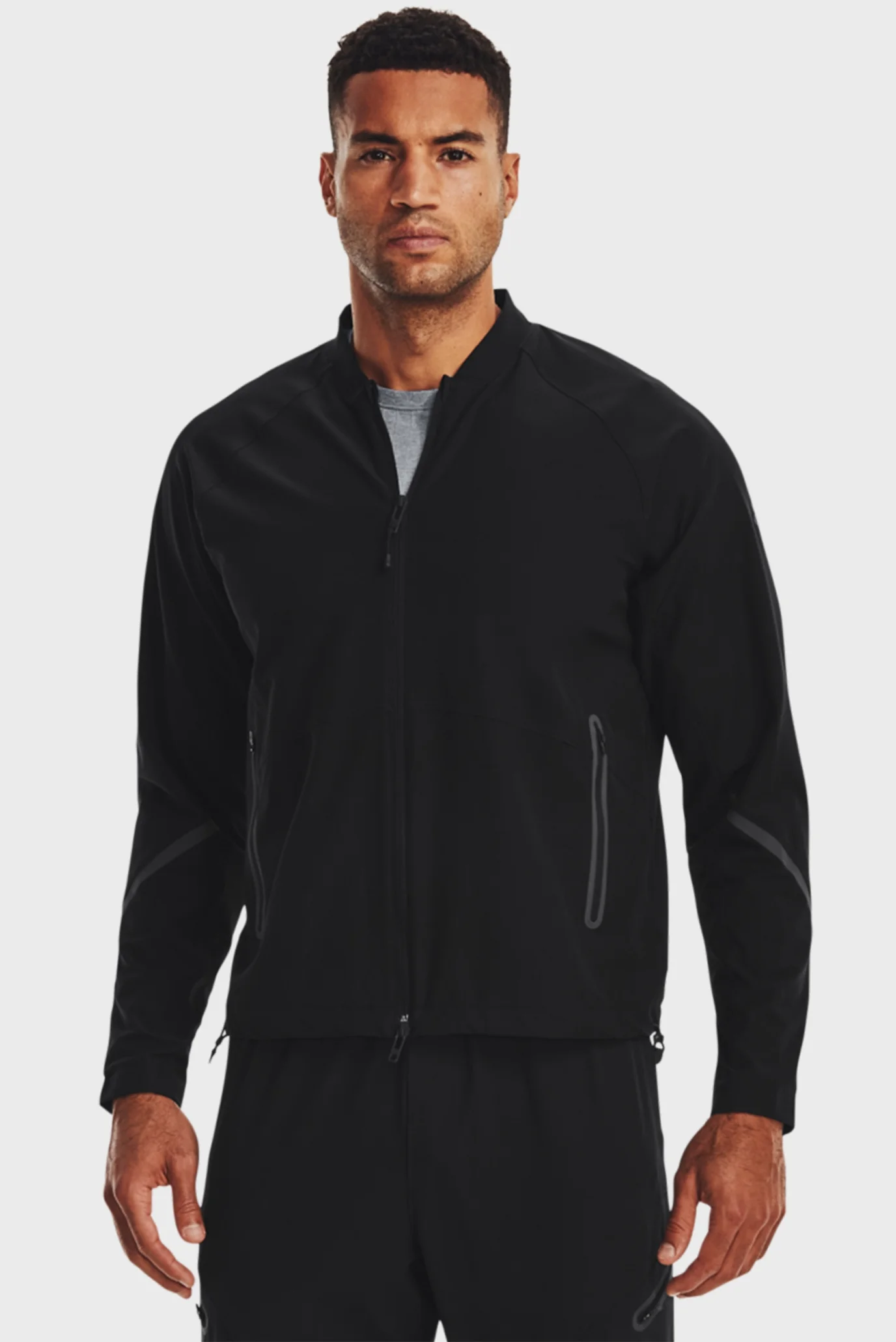 ®︎un Мужская черная спортивная кофта UA Unstoppable Bomber Under Armour