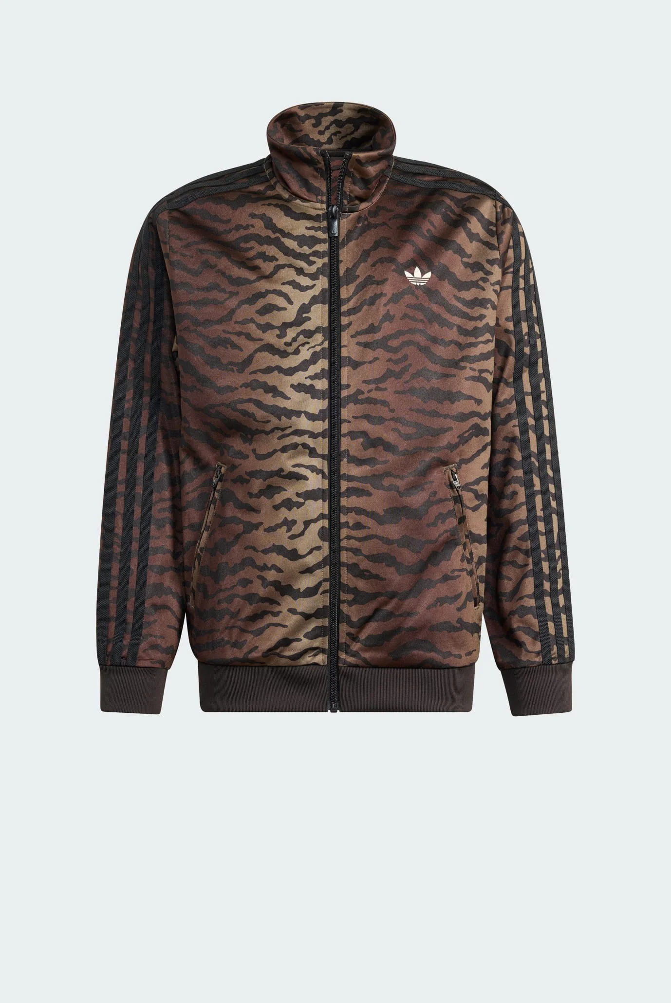 Детская коричневая спортивная кофта с узором FIREBIRD LOOSE AOP