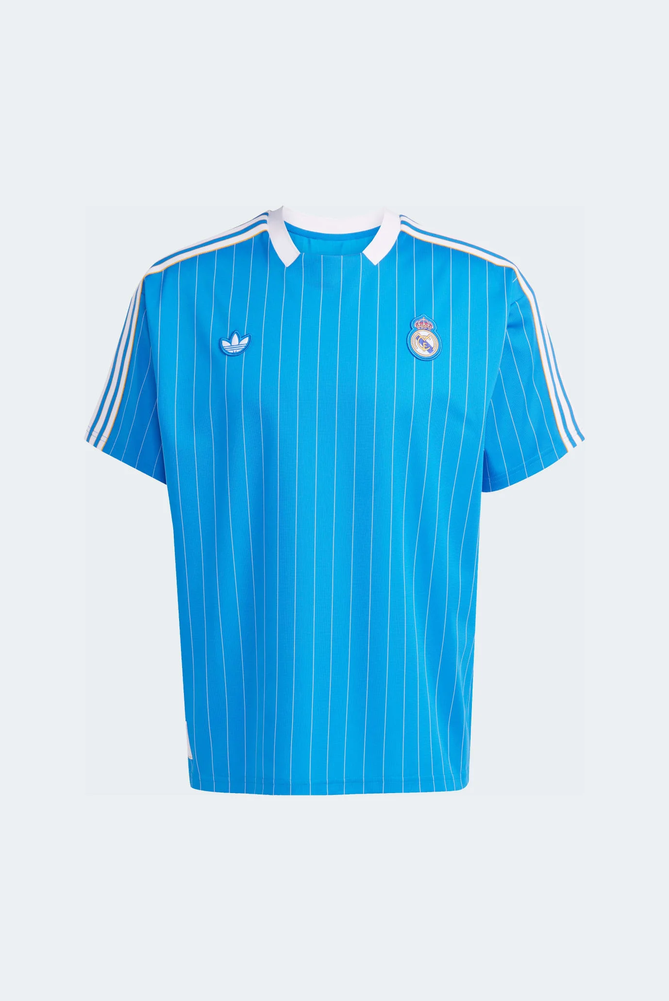 Голубая футболка в полоску Real Madrid Terrace Icons (унисекс