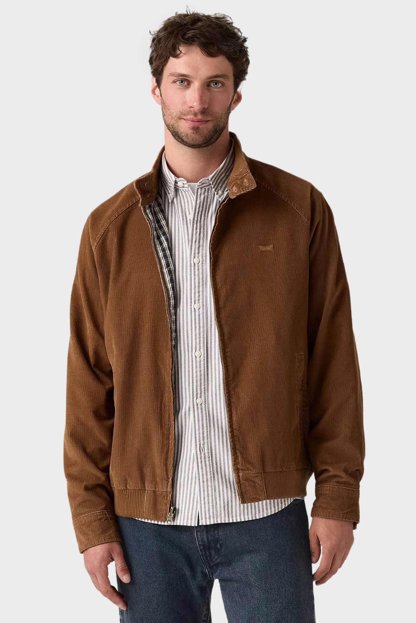 Мужская коричневая вельветовая куртка Levi's® A7235;0008 — MD-Fashion