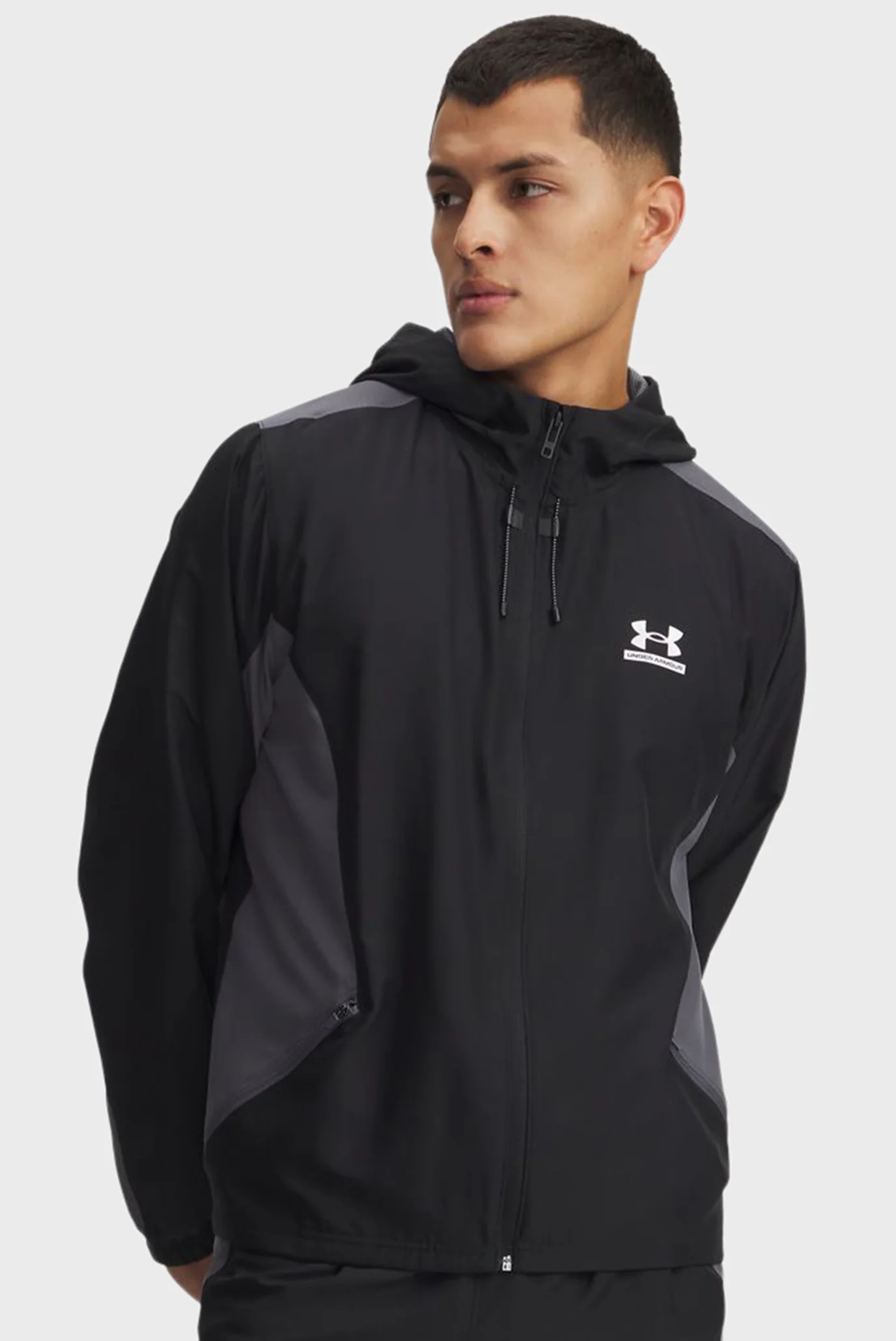 Мужская черная ветровка UA Tech Sport Woven Jkt-BLK Under Armour
